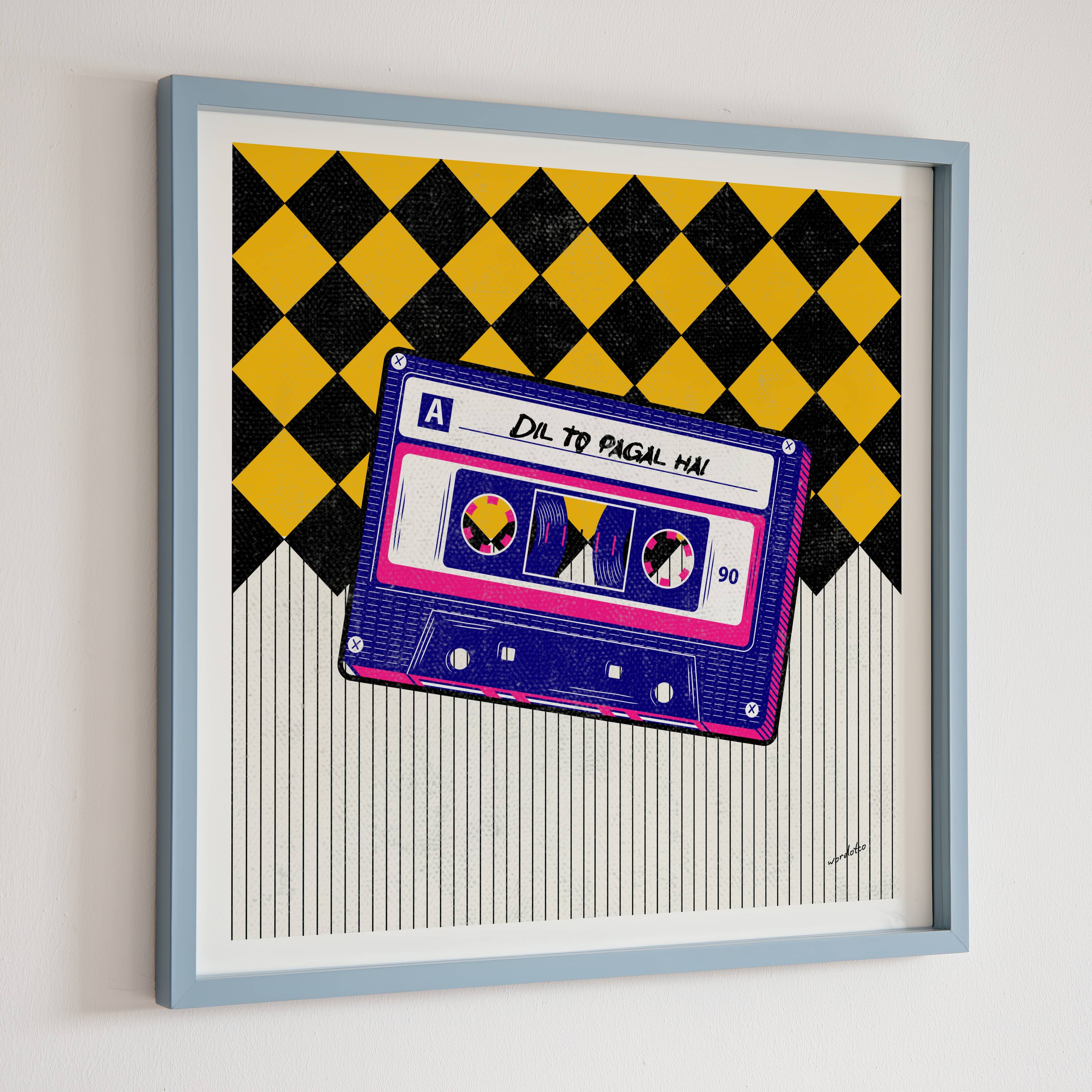 DIL TO PAGAL HAI CASSETTE PRINT