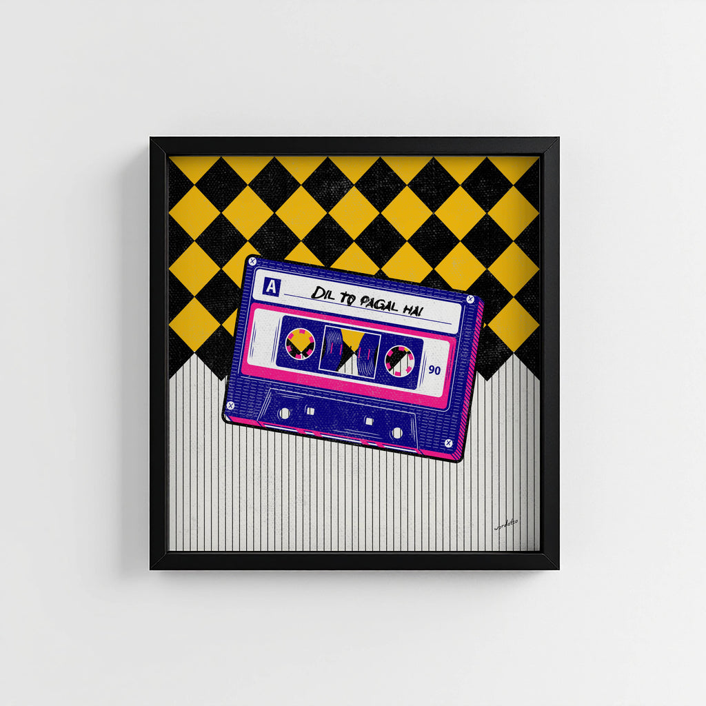DIL TO PAGAL HAI CASSETTE PRINT