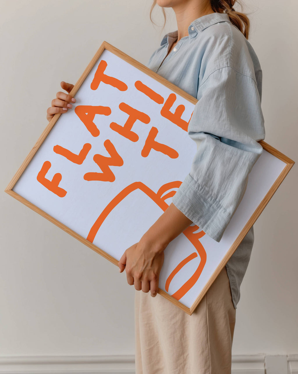 FLAT WHITE PRINT