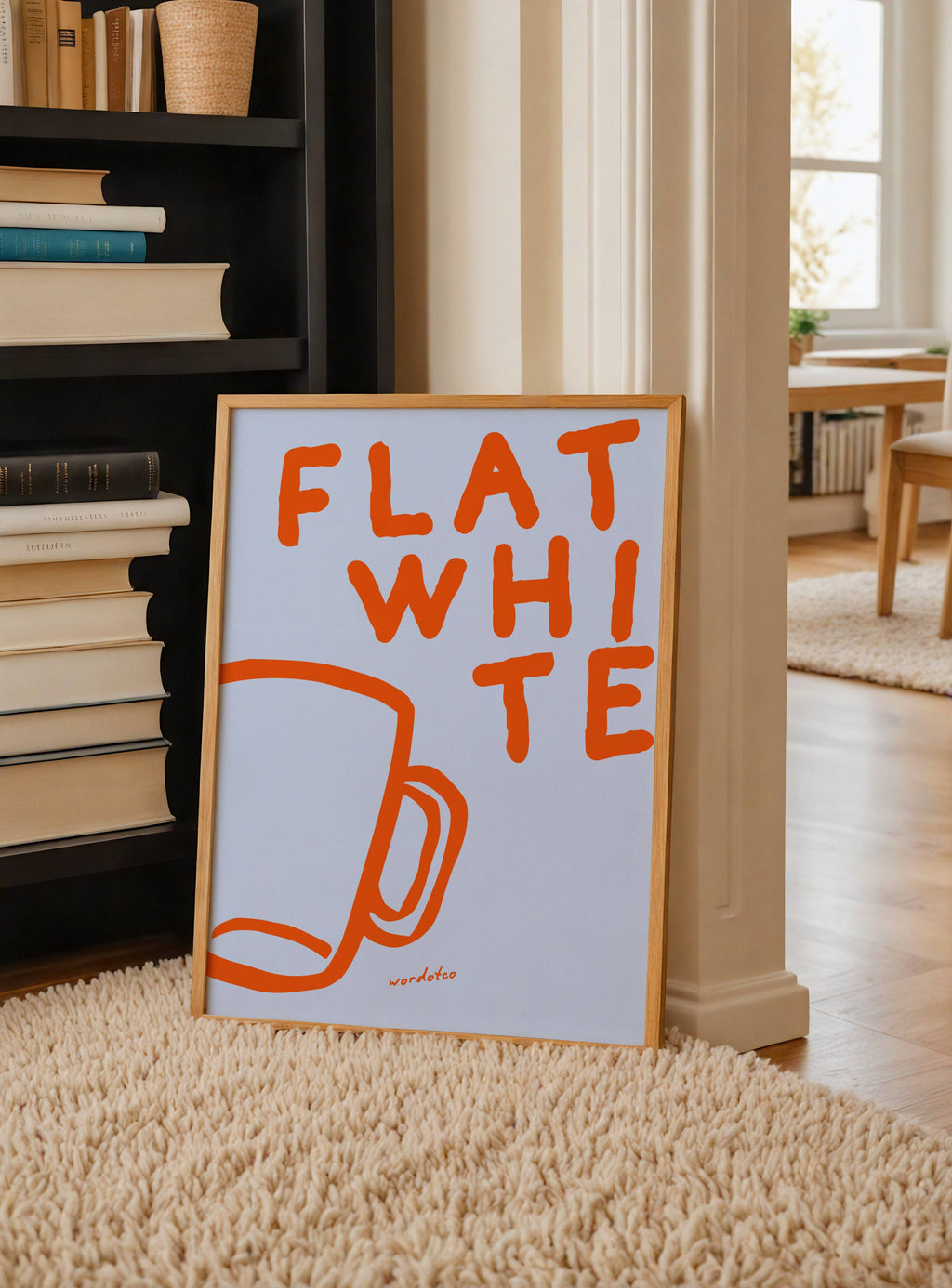 FLAT WHITE PRINT