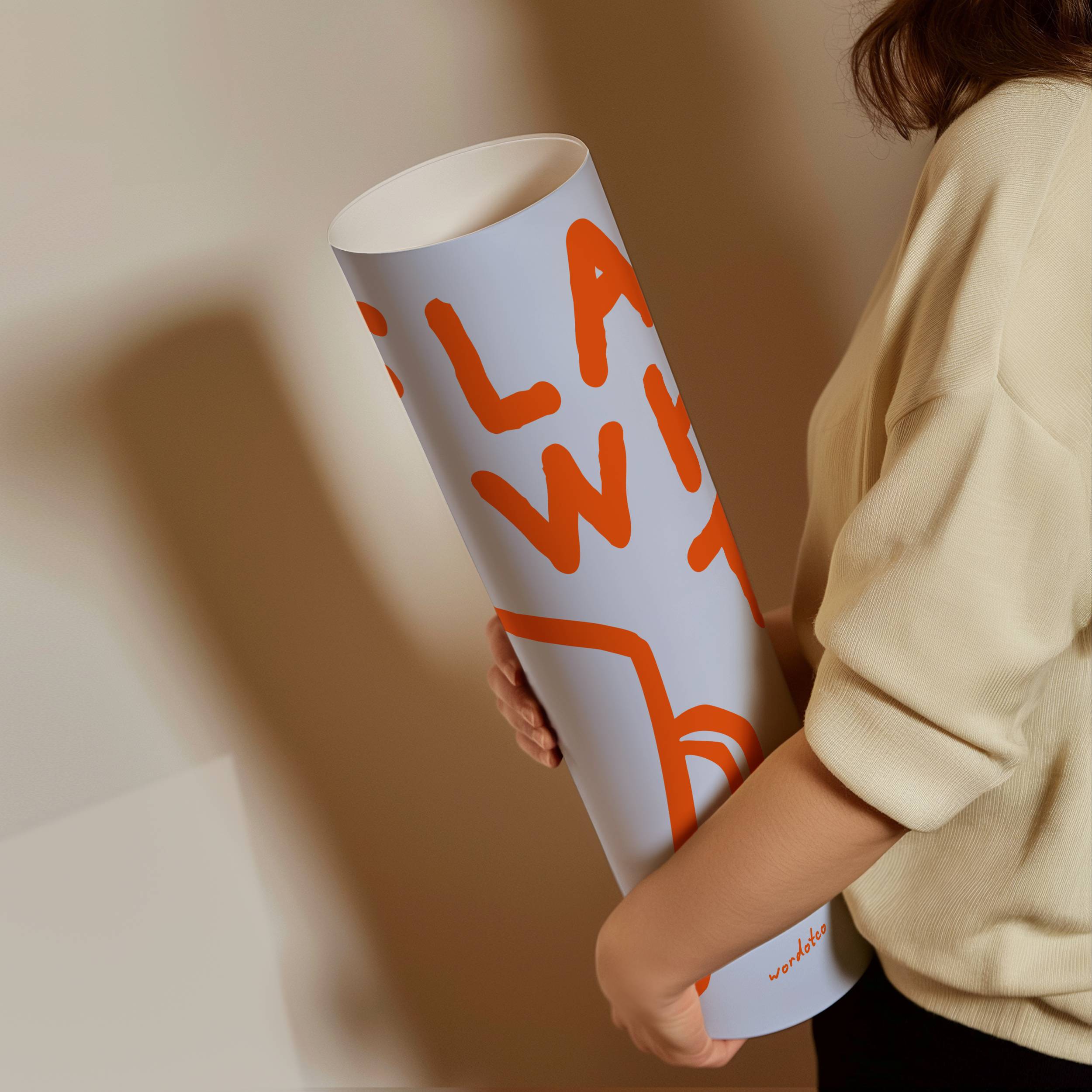 FLAT WHITE PRINT