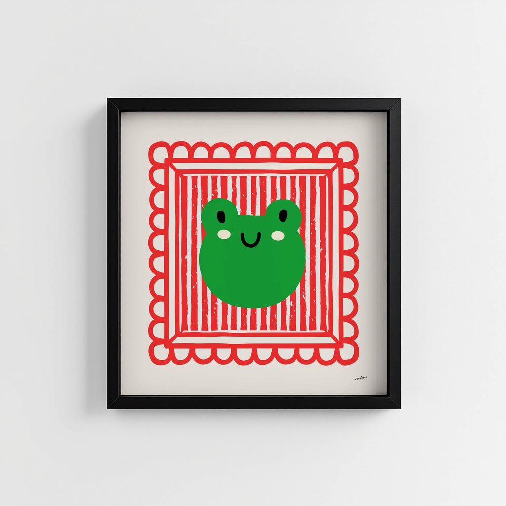 CUTE FROG PRINT