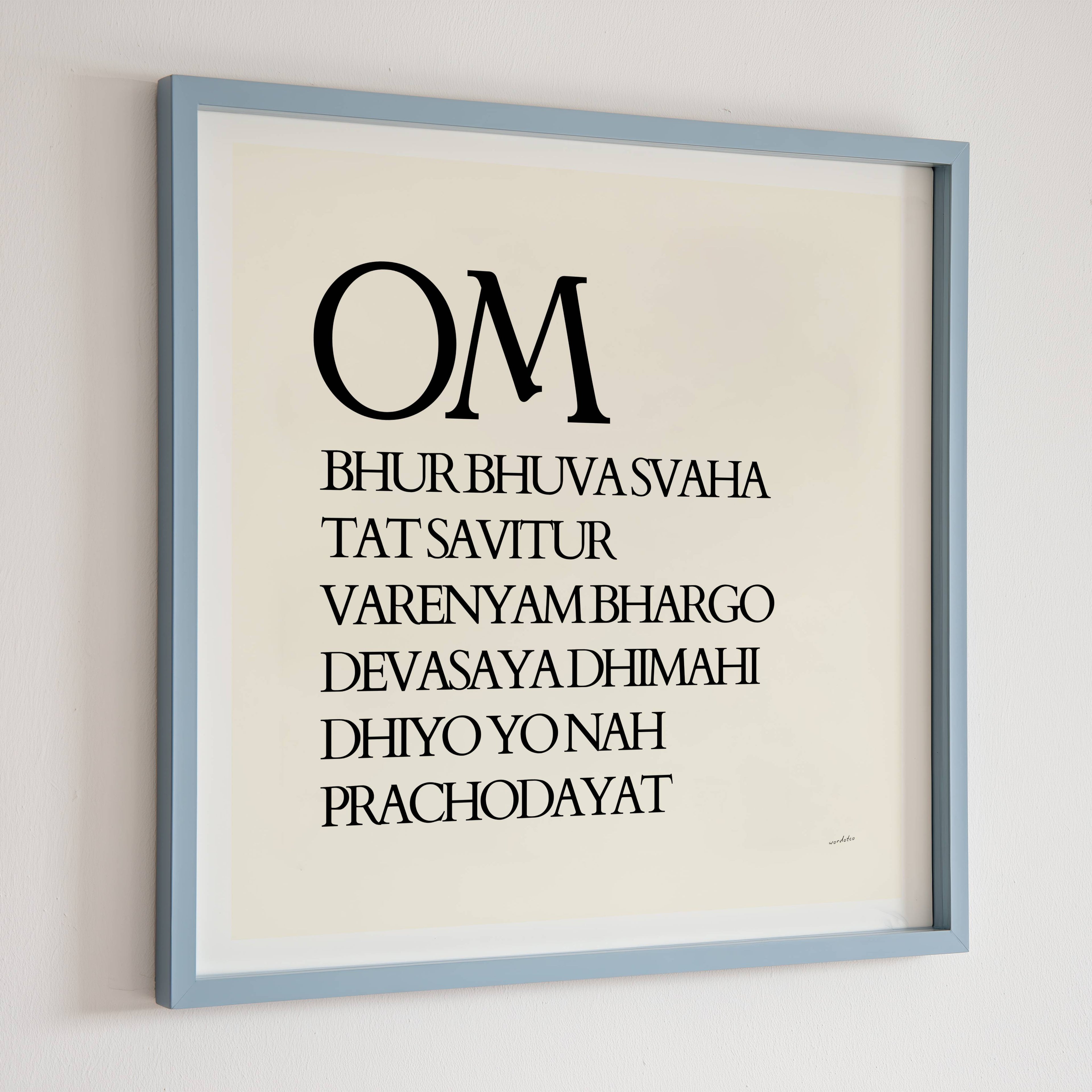 GAYATRI MANTRA PRINT