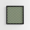 GREEN CHECKERED PRINT