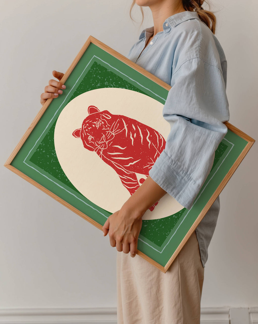 RED TIGER PRINT
