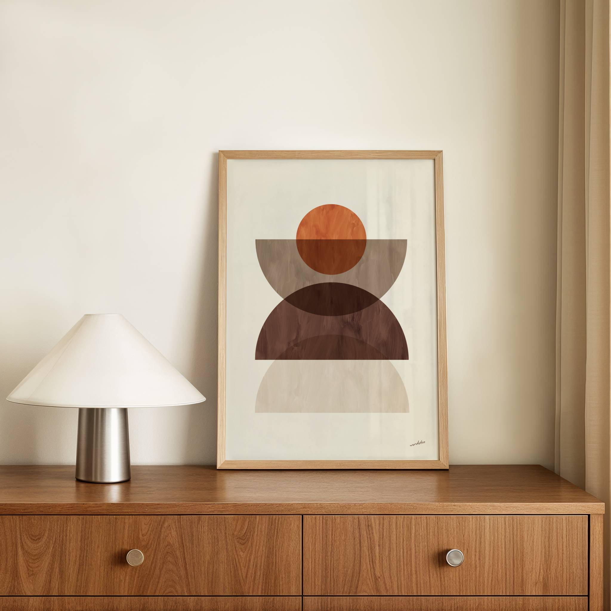INTERLOCKING PIECES PRINT