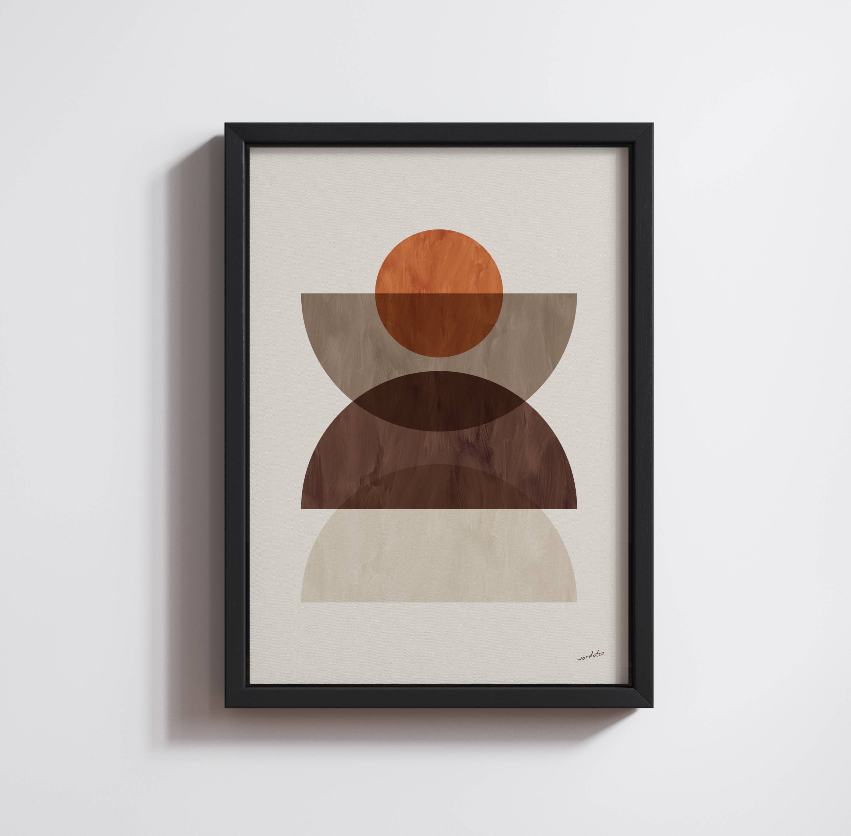 INTERLOCKING PIECES PRINT