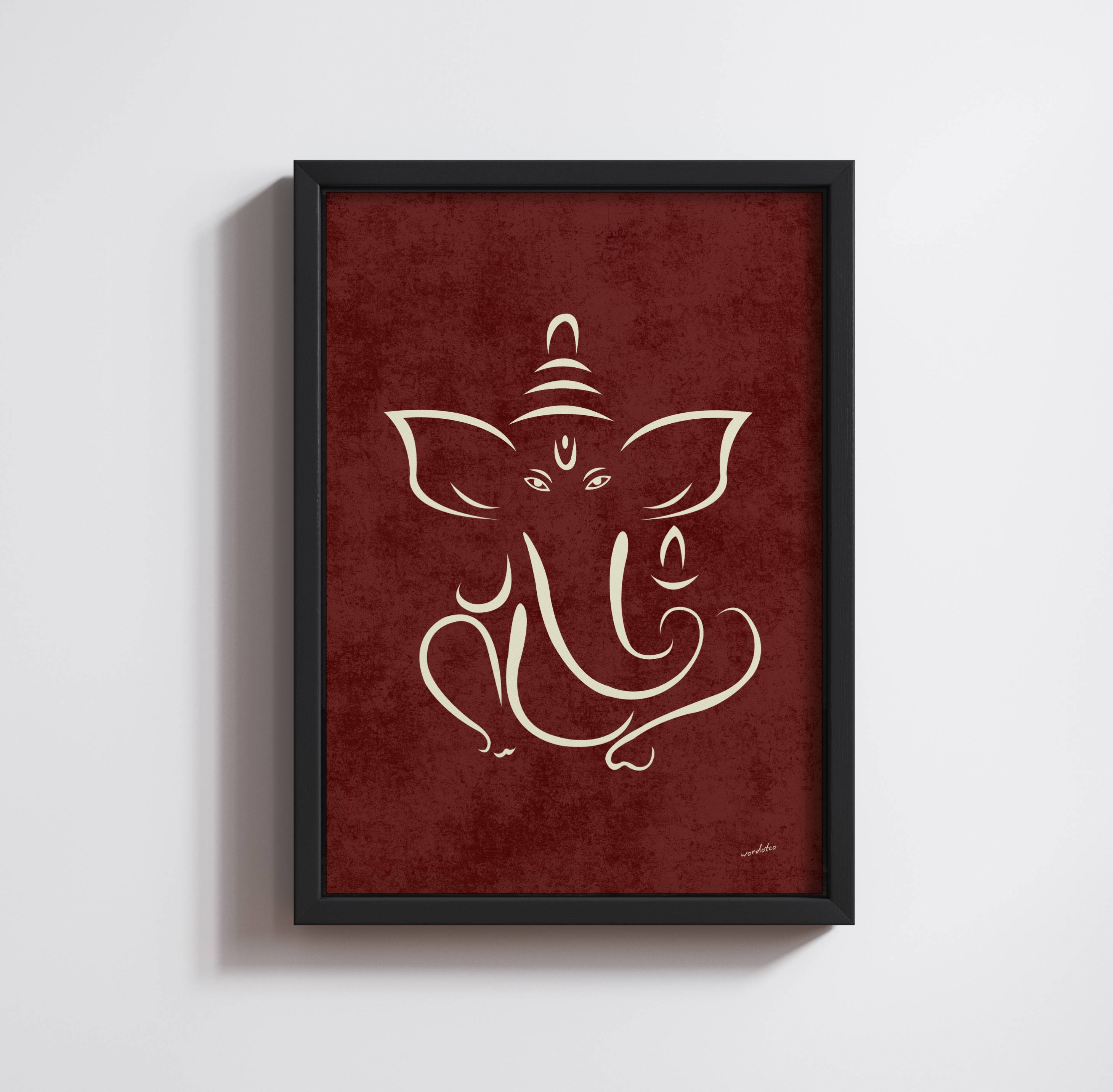 LORD GANESH PRINT
