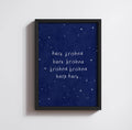 NURSERY HARE KRISHNA PRINT