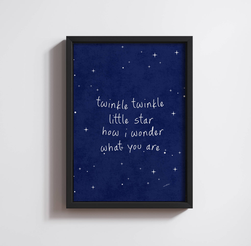NURSERY LITTLE STAR PRINT