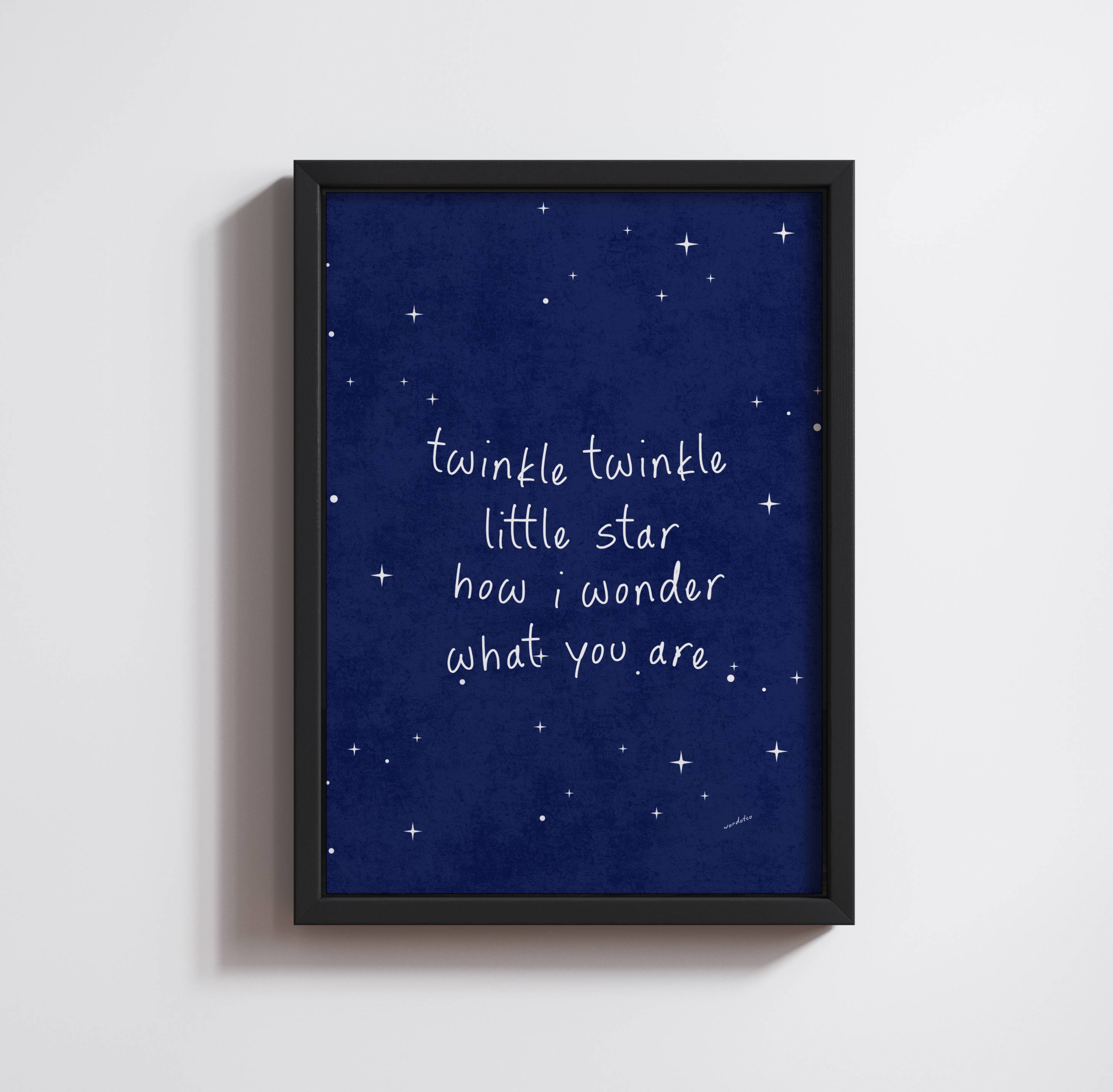 NURSERY LITTLE STAR PRINT