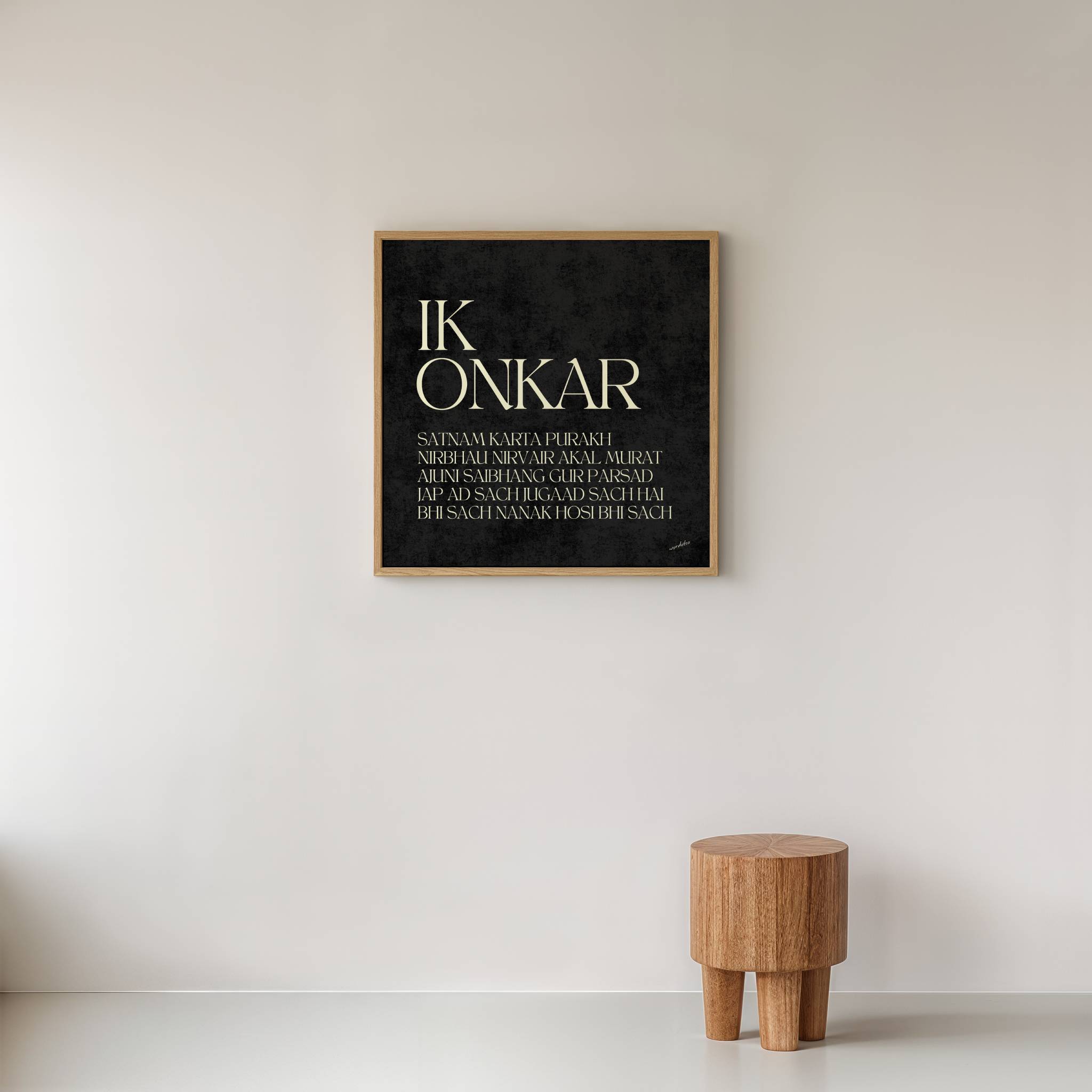 IK ONKAR MOOL MANTAR PRINT