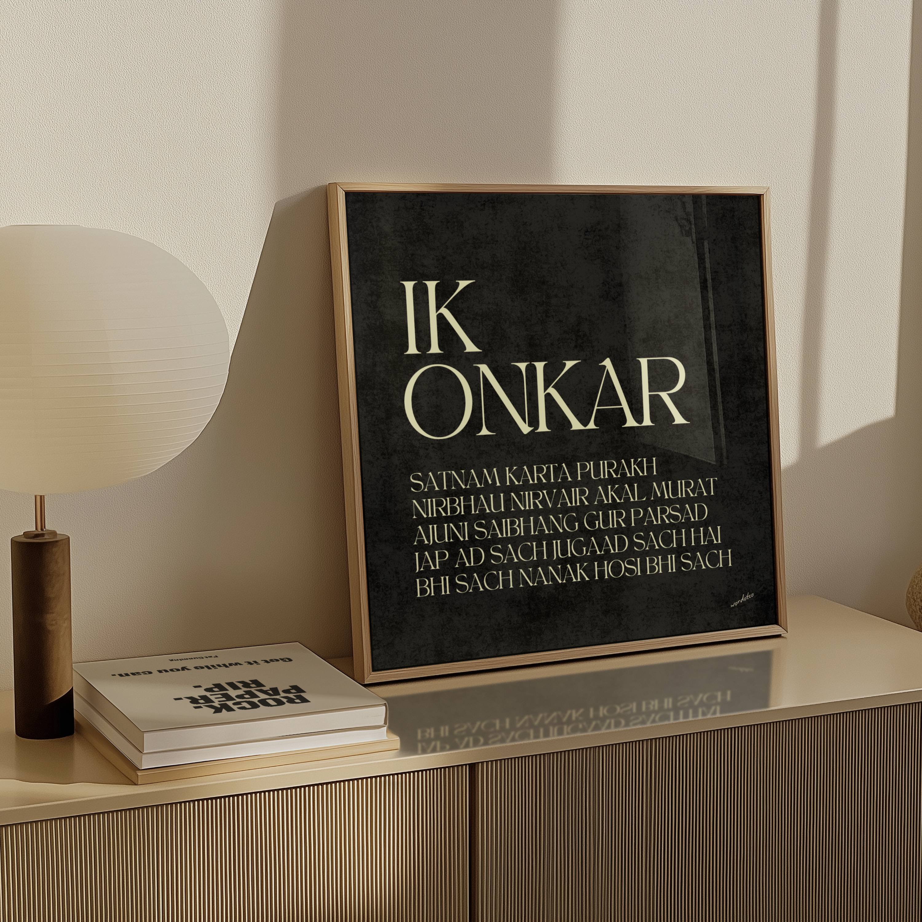 IK ONKAR MOOL MANTAR PRINT