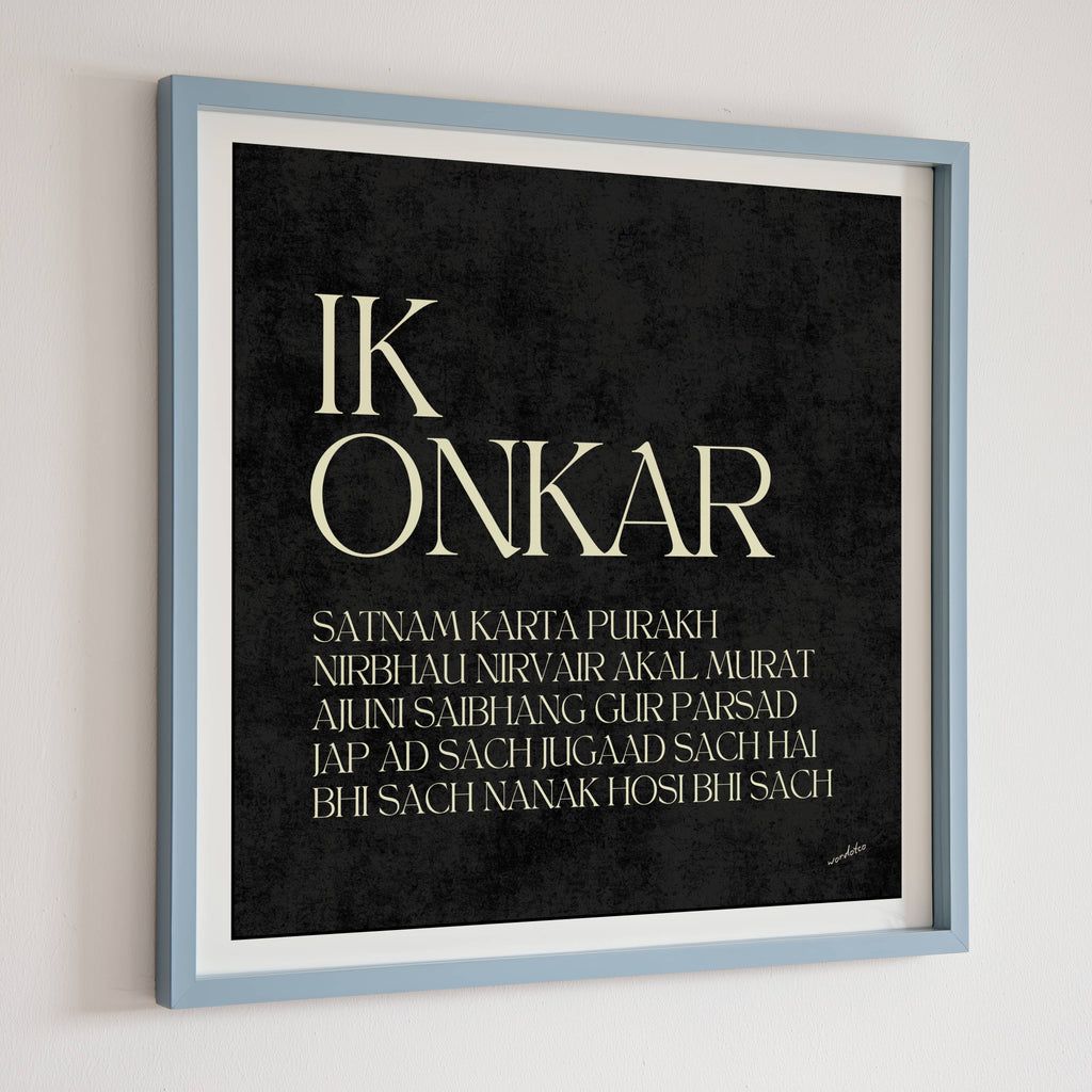 IK ONKAR MOOL MANTAR PRINT