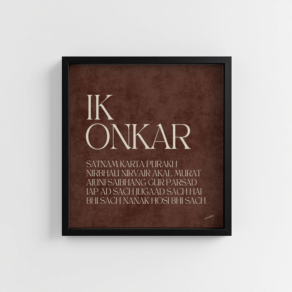 IK ONKAR MOOL MANTAR PRINT