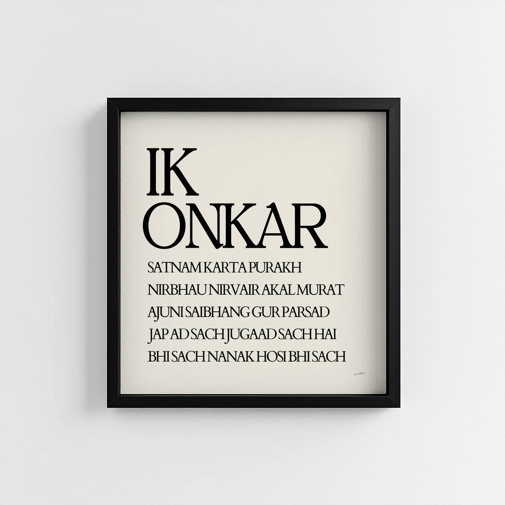 IK ONKAR MOOL MANTAR PRINT