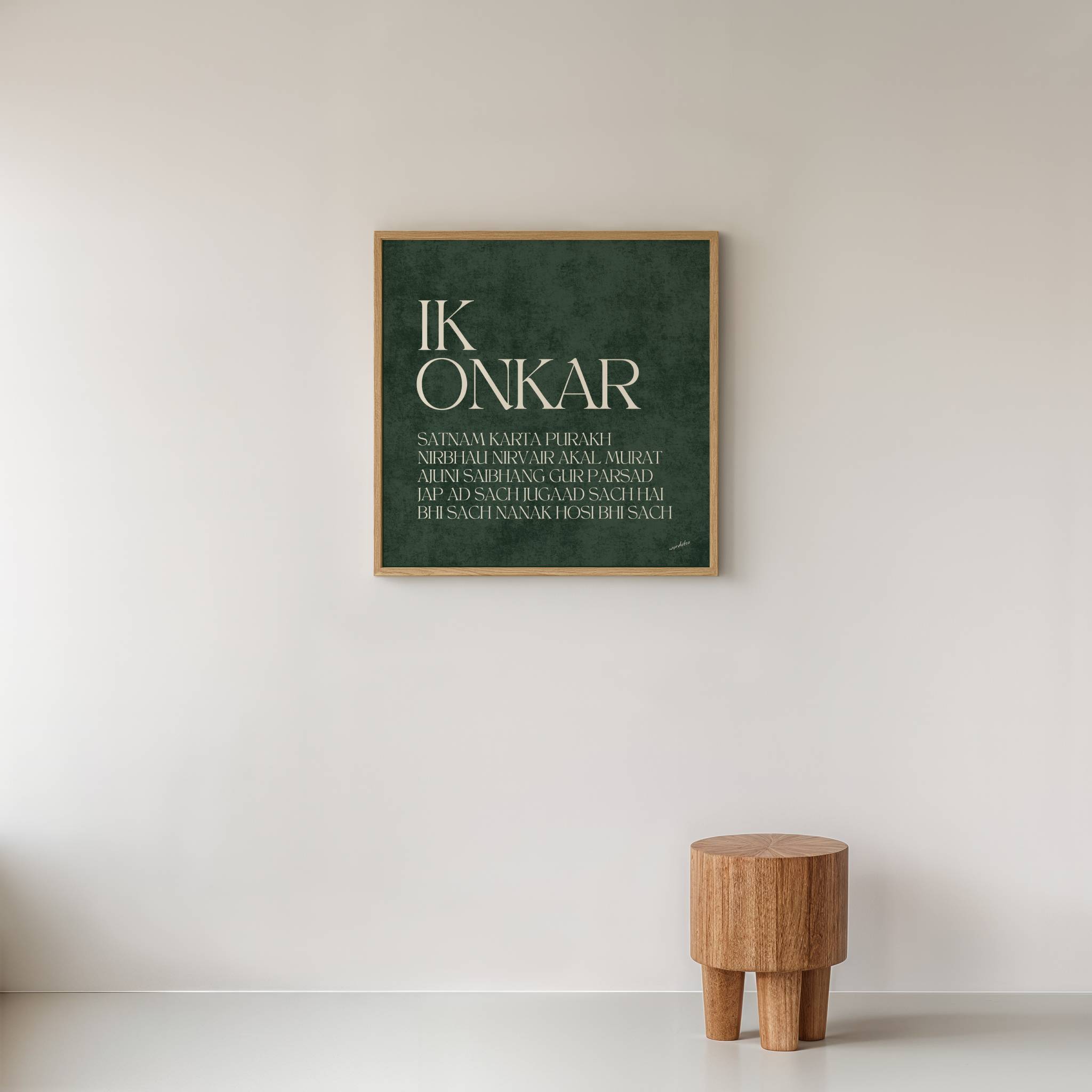 IK ONKAR MOOL MANTAR PRINT