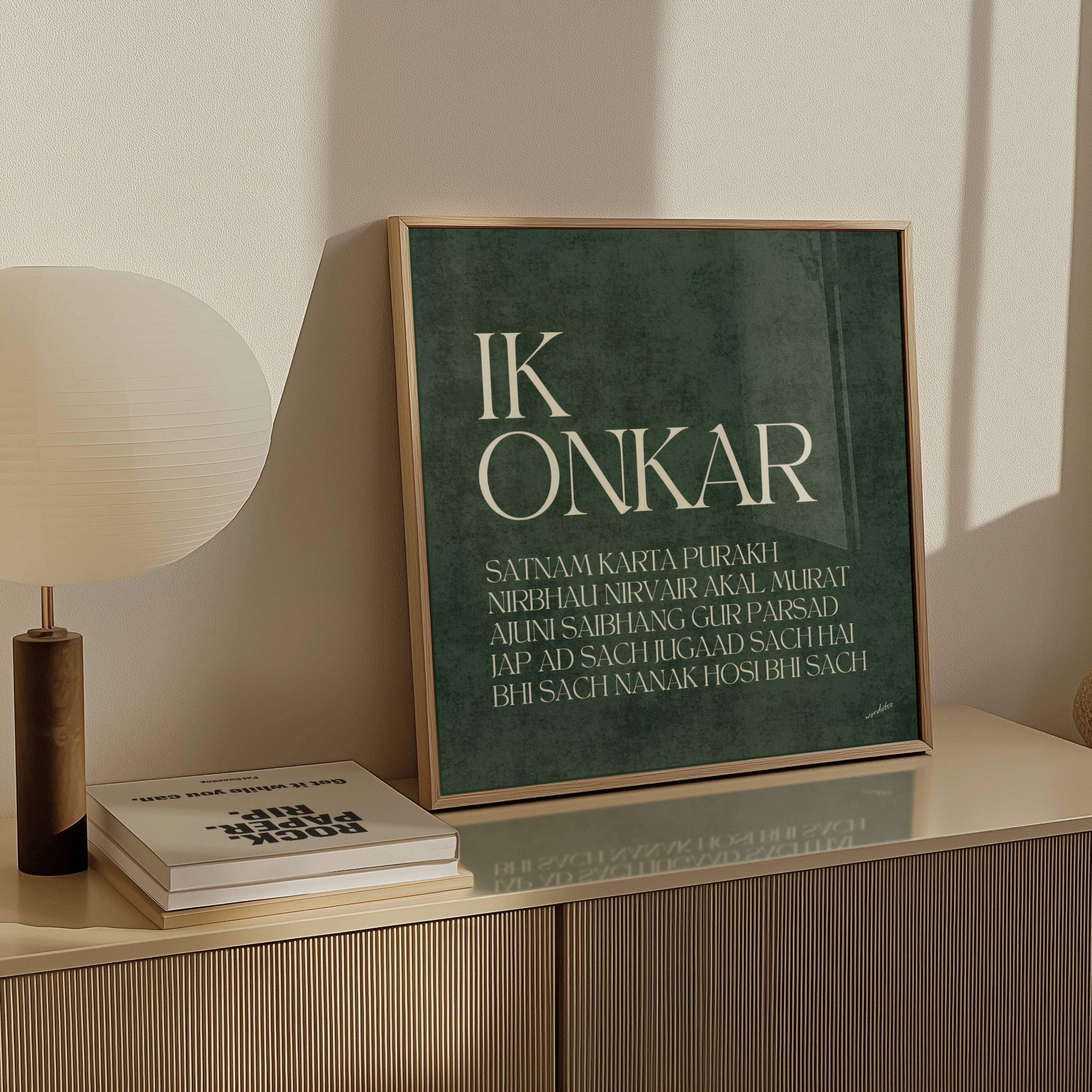 IK ONKAR MOOL MANTAR PRINT
