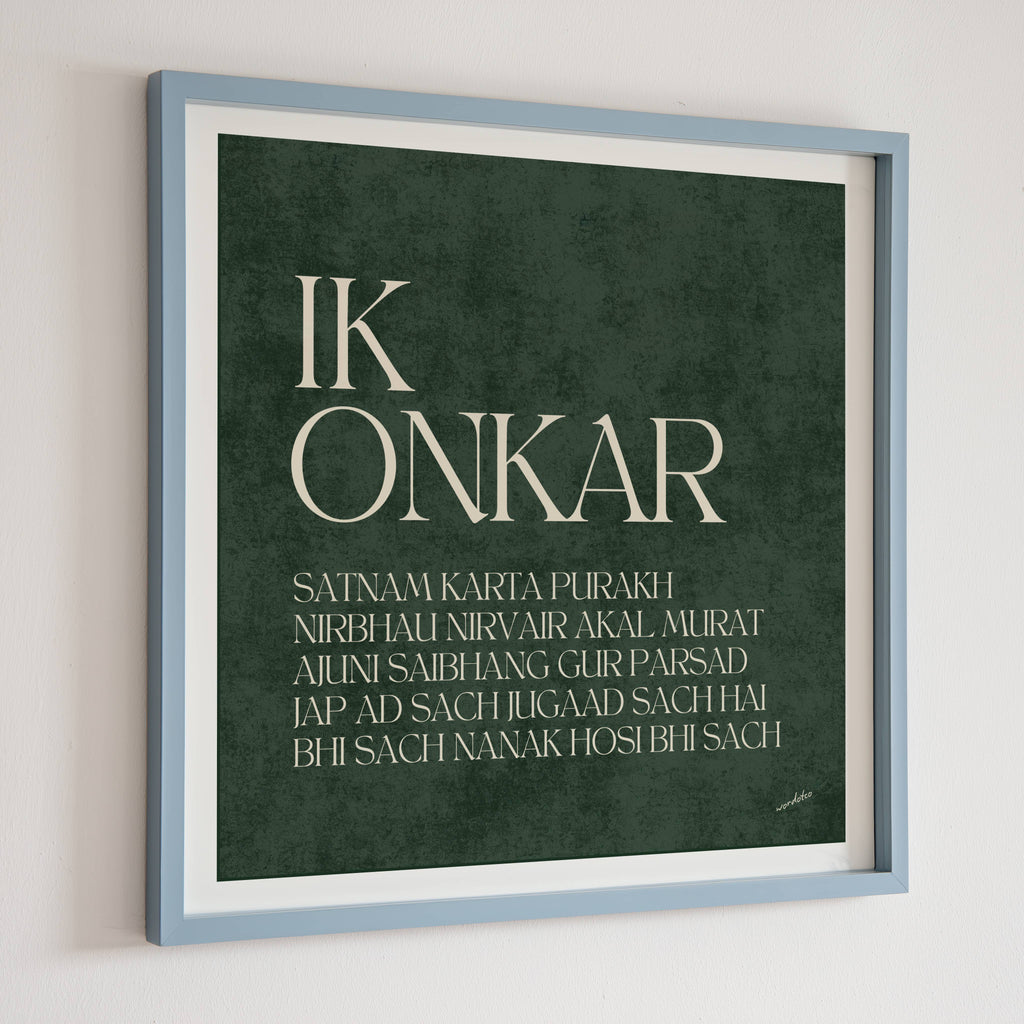 IK ONKAR MOOL MANTAR PRINT