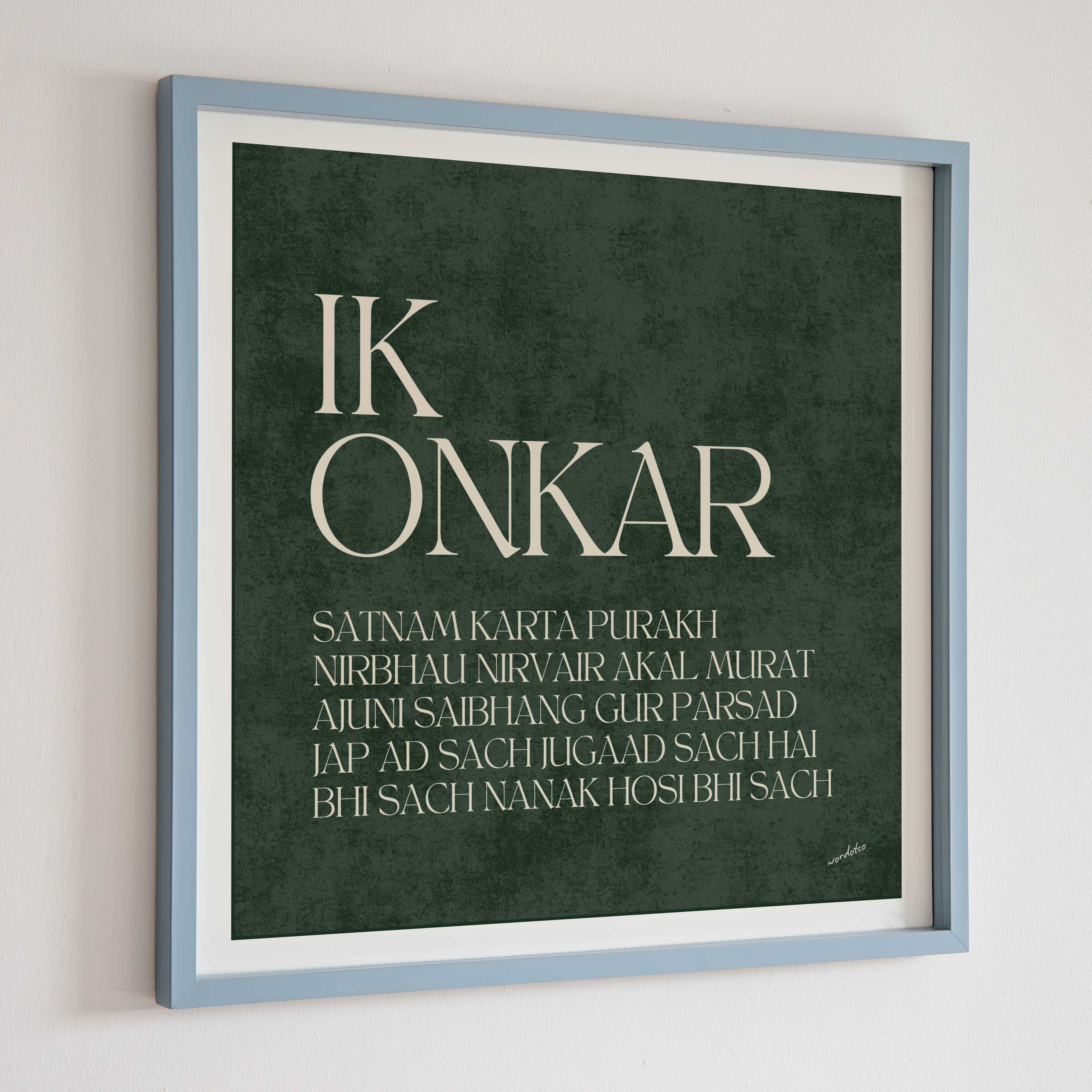 IK ONKAR MOOL MANTAR PRINT