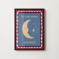 TO THE MOON AND BACK PRINT