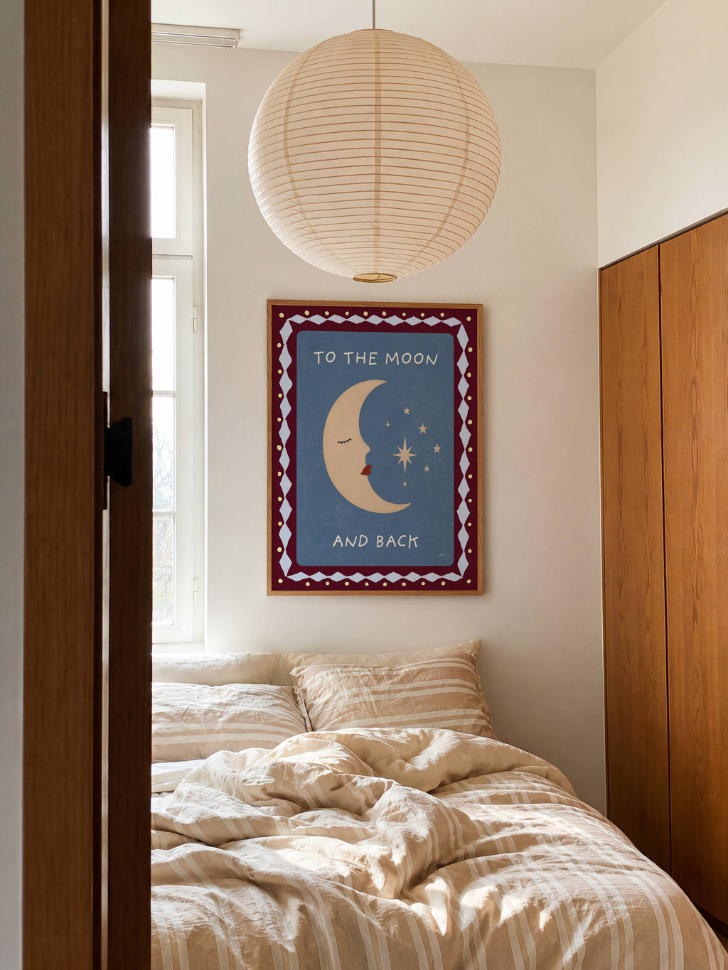 TO THE MOON AND BACK PRINT