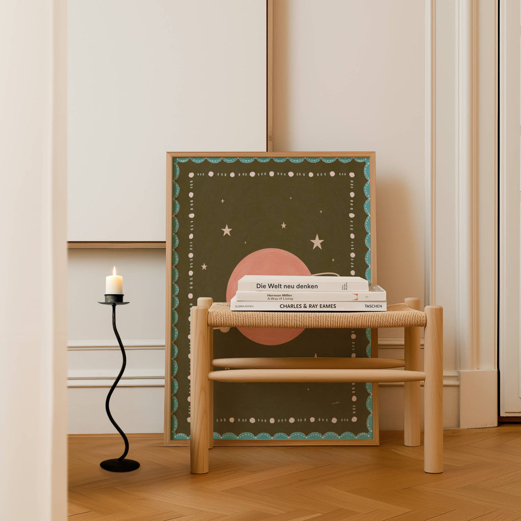 WHIMSICAL MOON PRINT