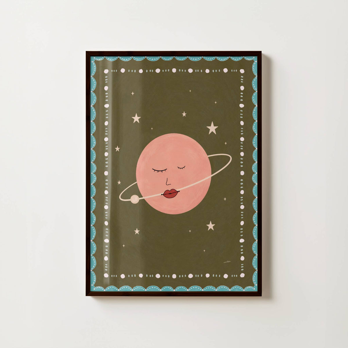 WHIMSICAL MOON PRINT