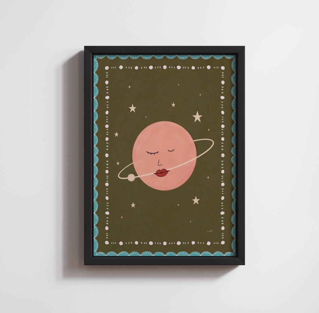 WHIMSICAL MOON PRINT