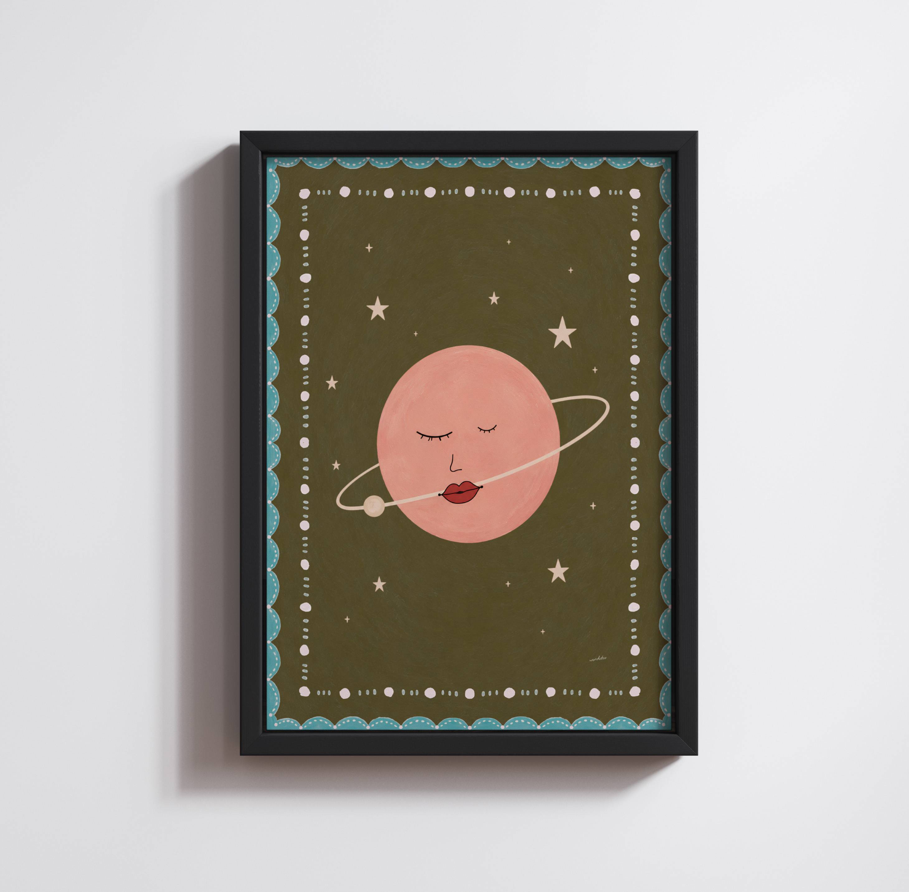 WHIMSICAL MOON PRINT