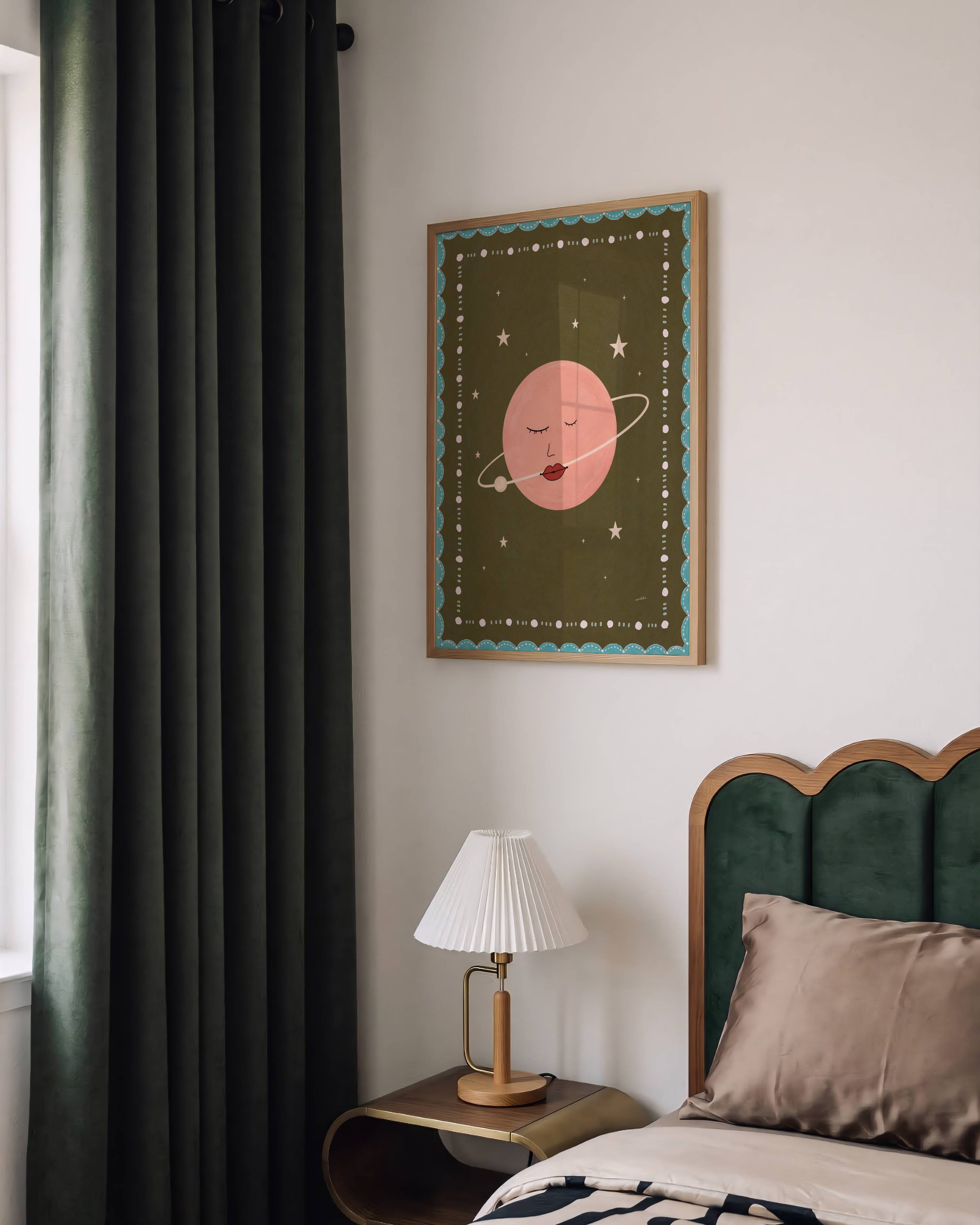 WHIMSICAL MOON PRINT