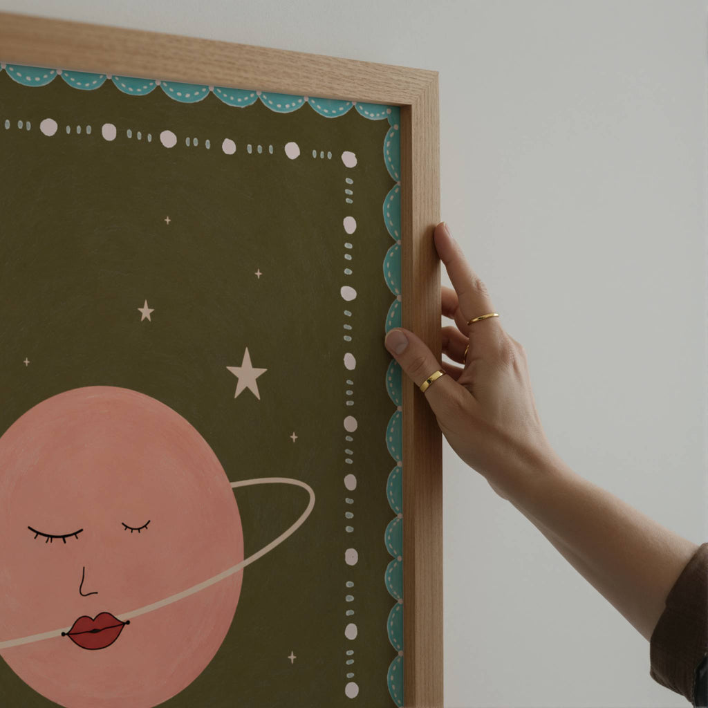 WHIMSICAL MOON PRINT