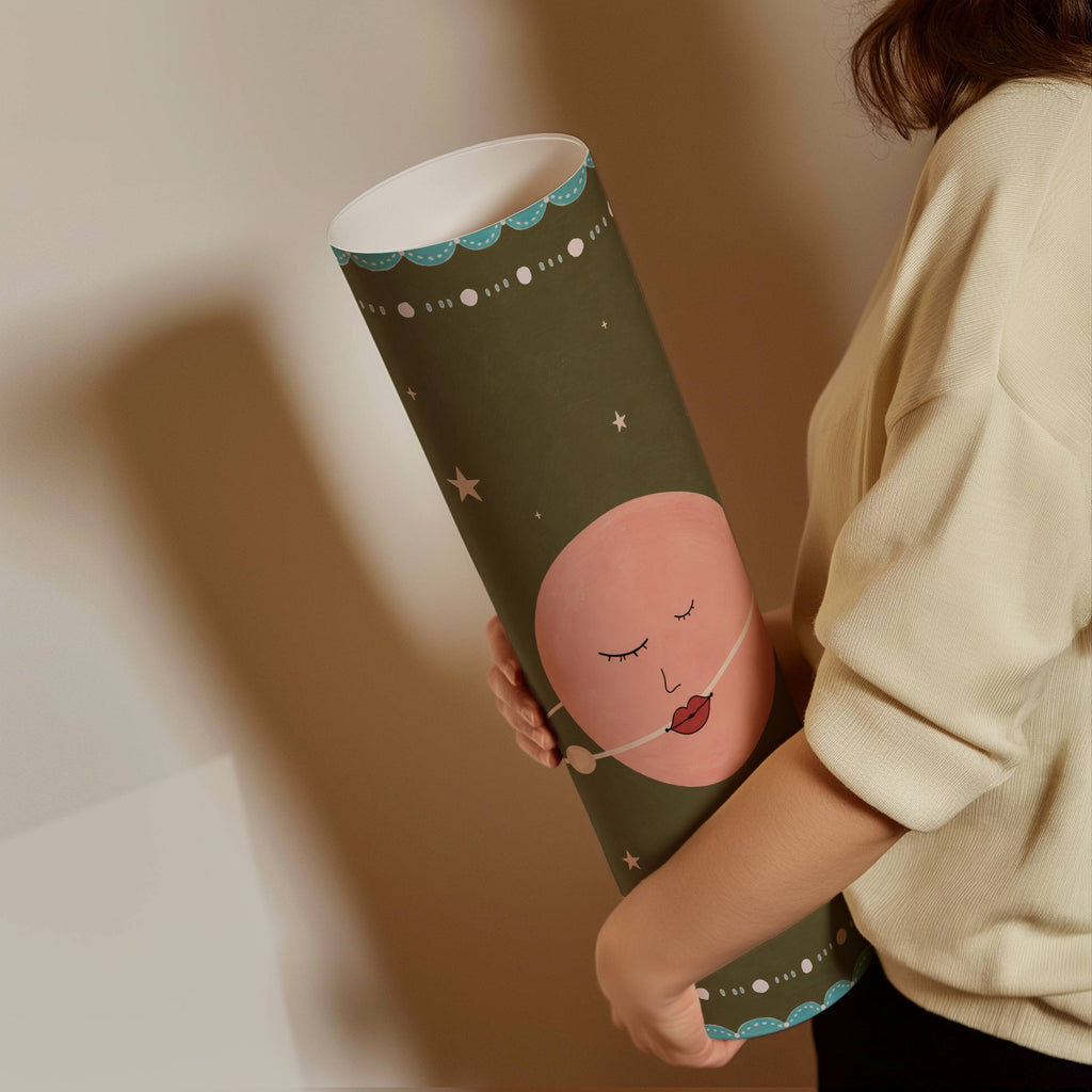 WHIMSICAL MOON PRINT