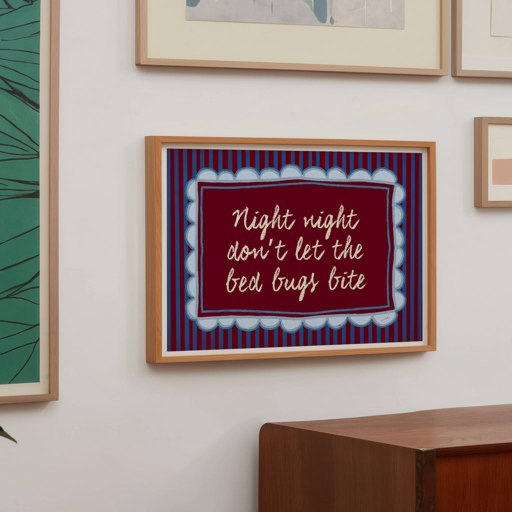 DON'T LET THE BED BUGS BITE PRINT