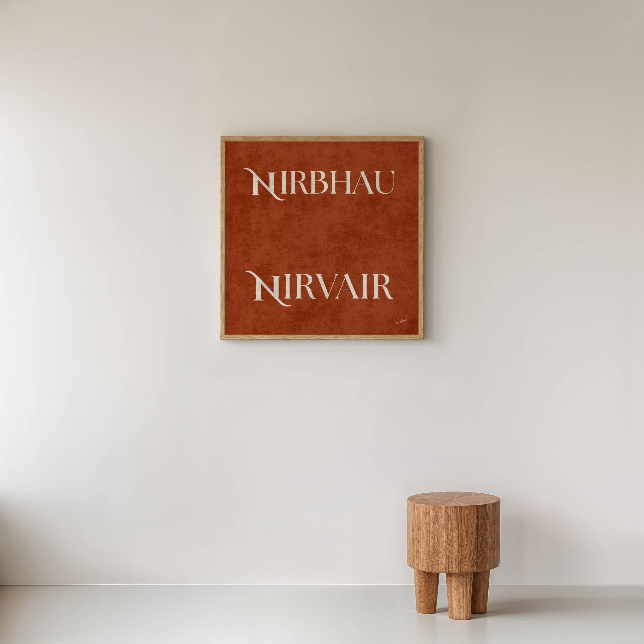 NIRBHAU NIRVAIR PRINT
