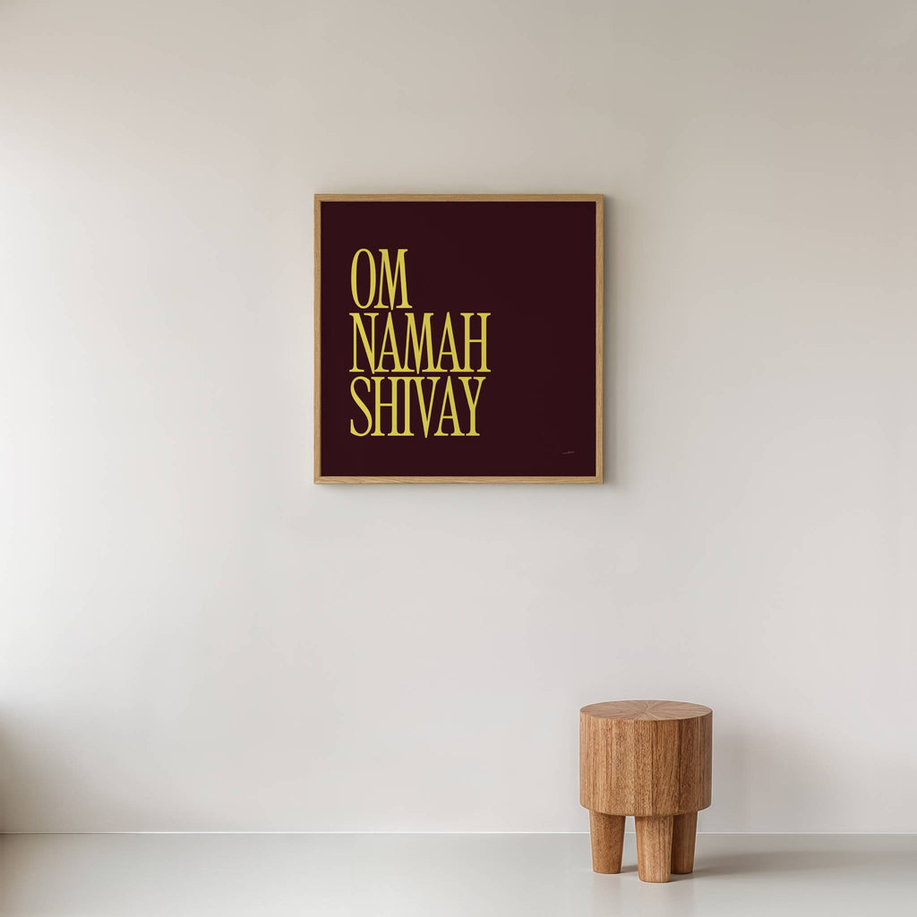 OM NAMAH SHIVAY PRINT