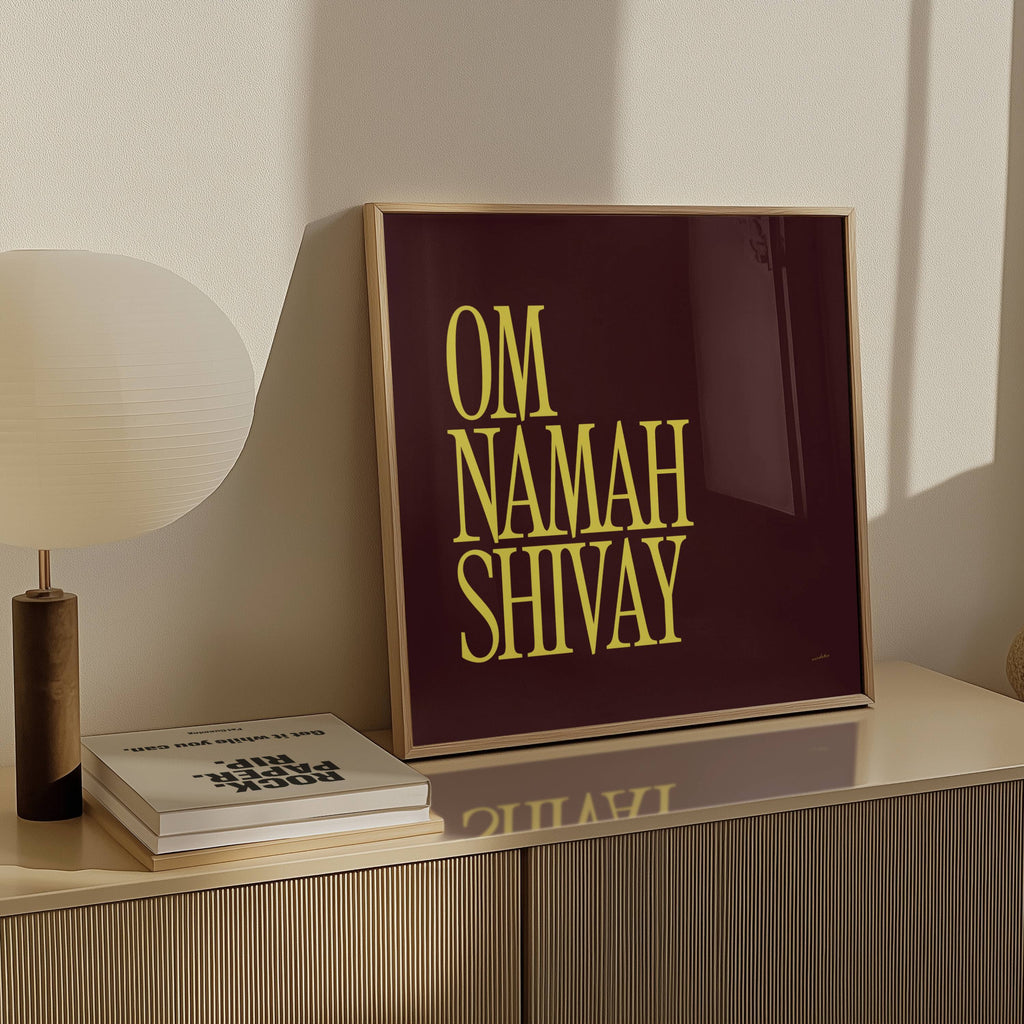OM NAMAH SHIVAY PRINT