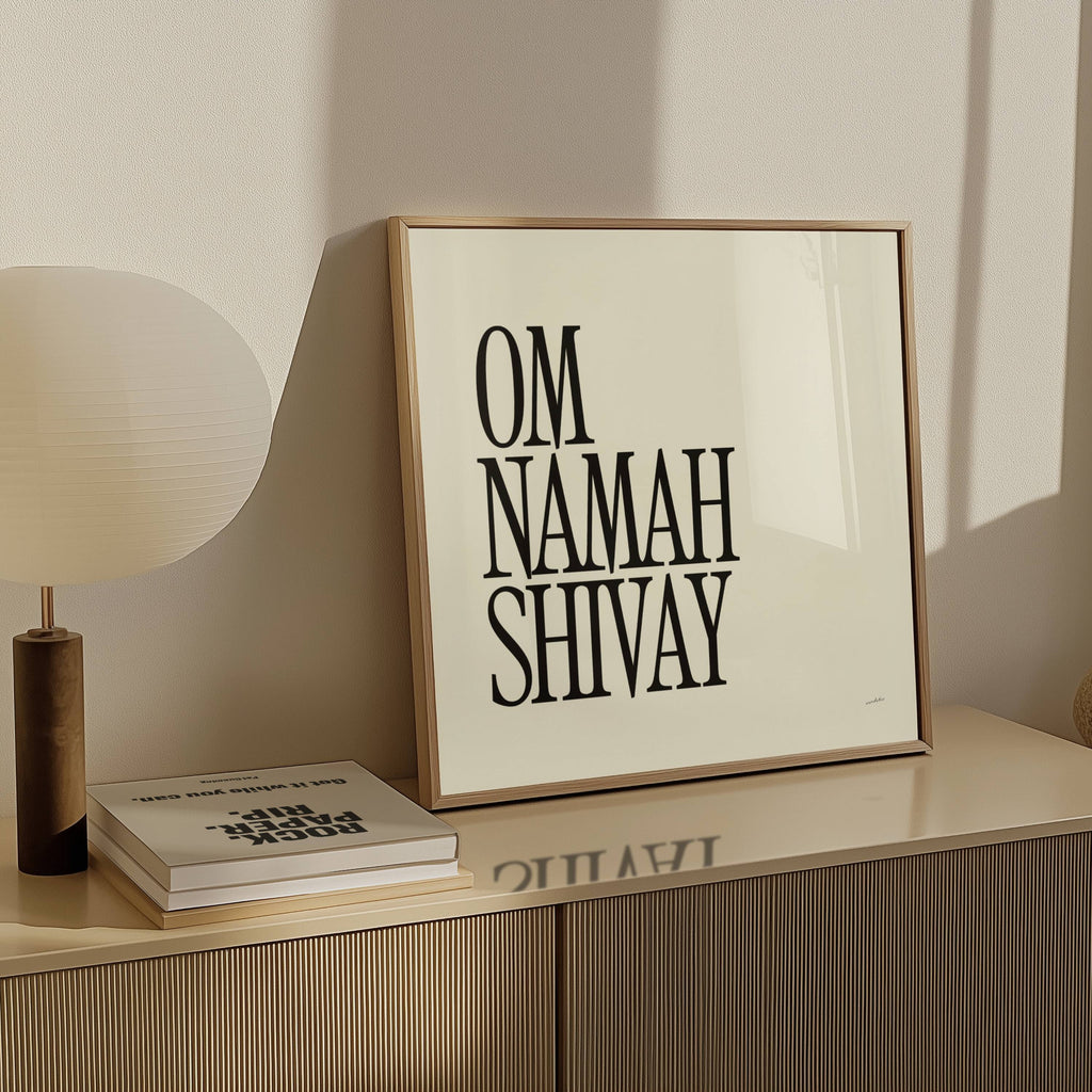 OM NAMAH SHIVAY PRINT