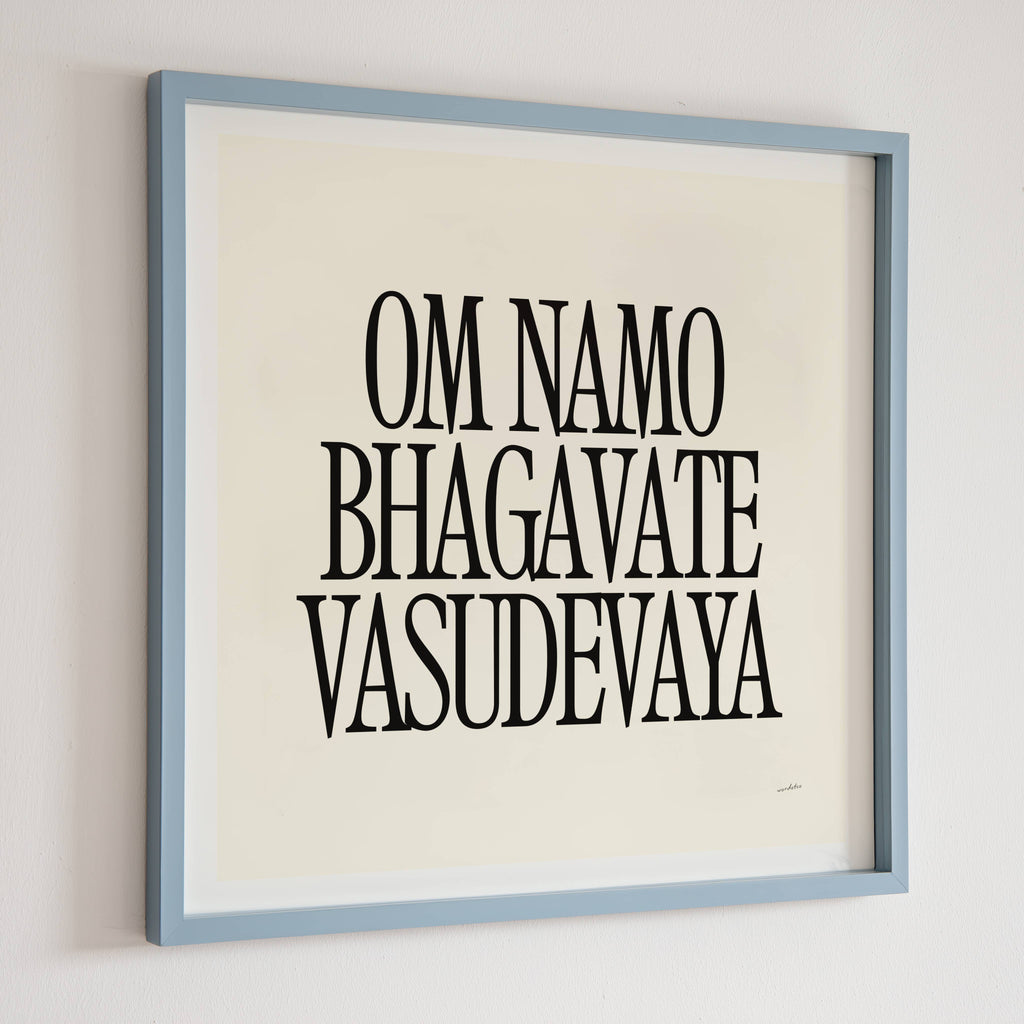 OM NAMO BHAGAVATE VASUDEVAYA PRINT