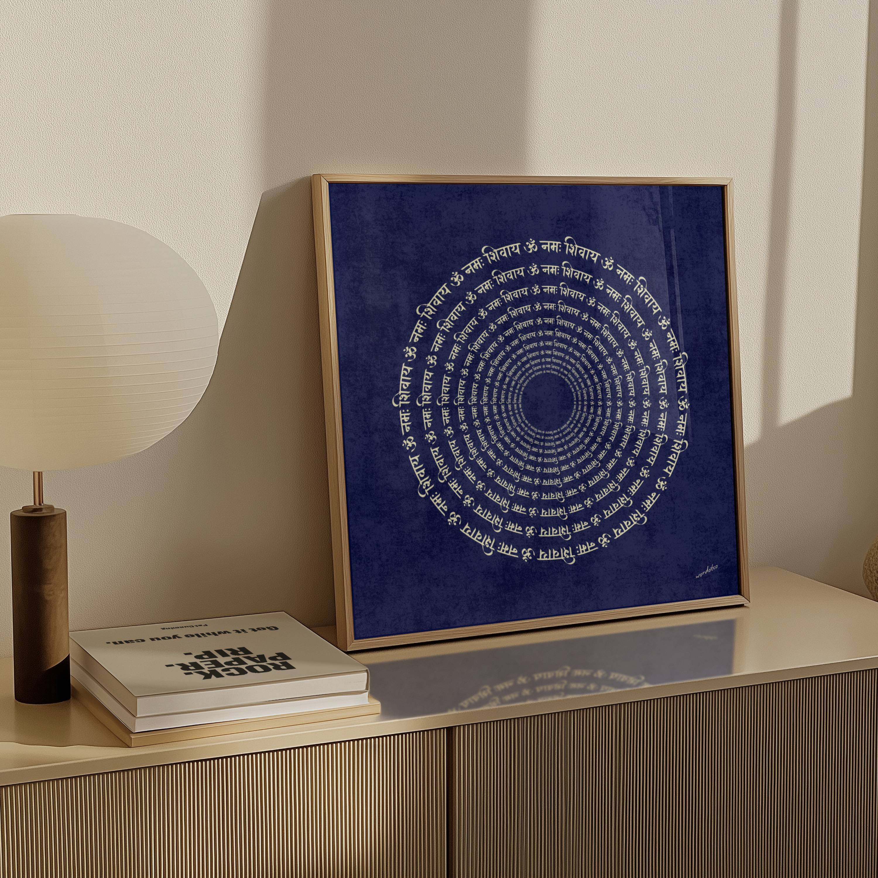 OM NAMAH SHIVAY CHANT PRINT