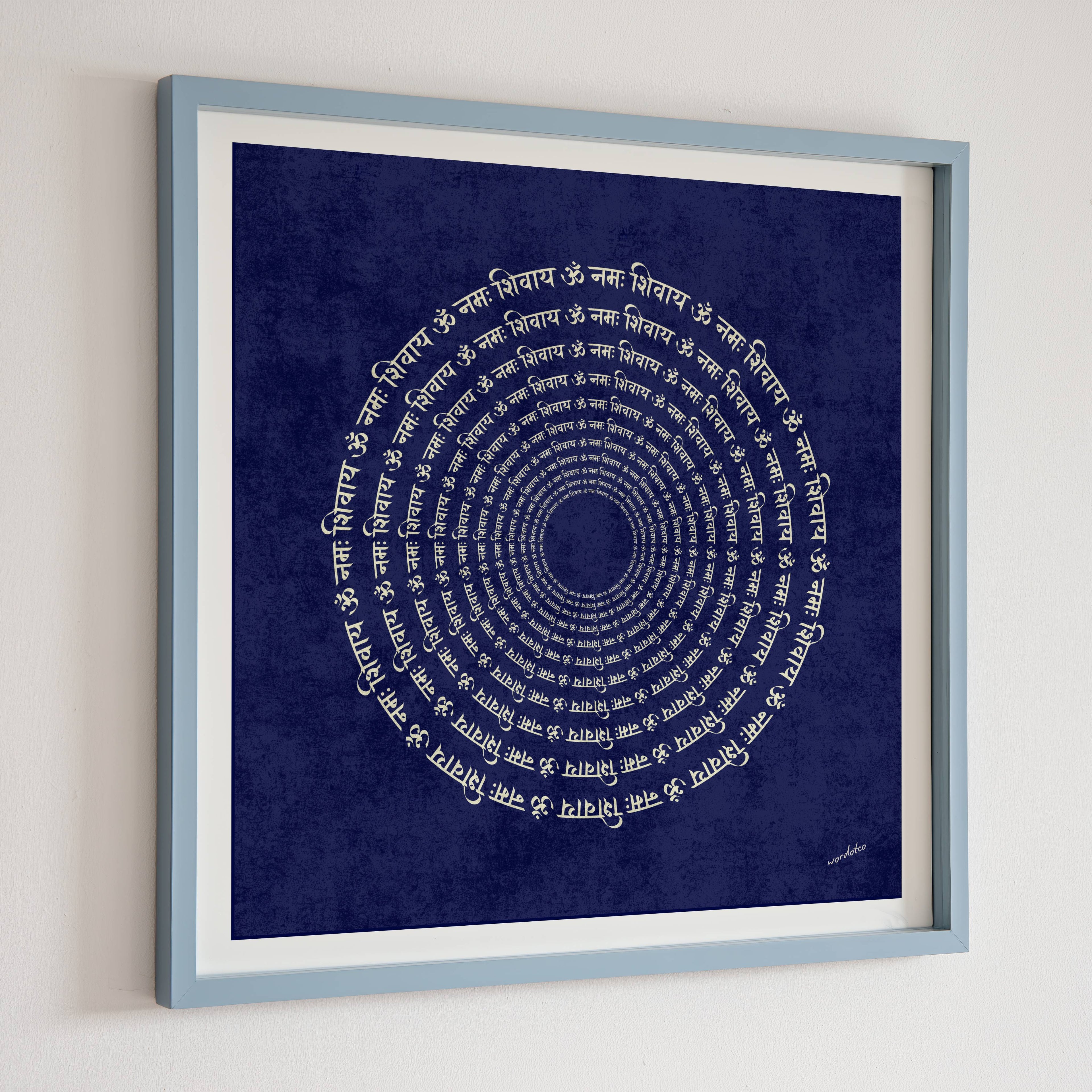 OM NAMAH SHIVAY CHANT PRINT