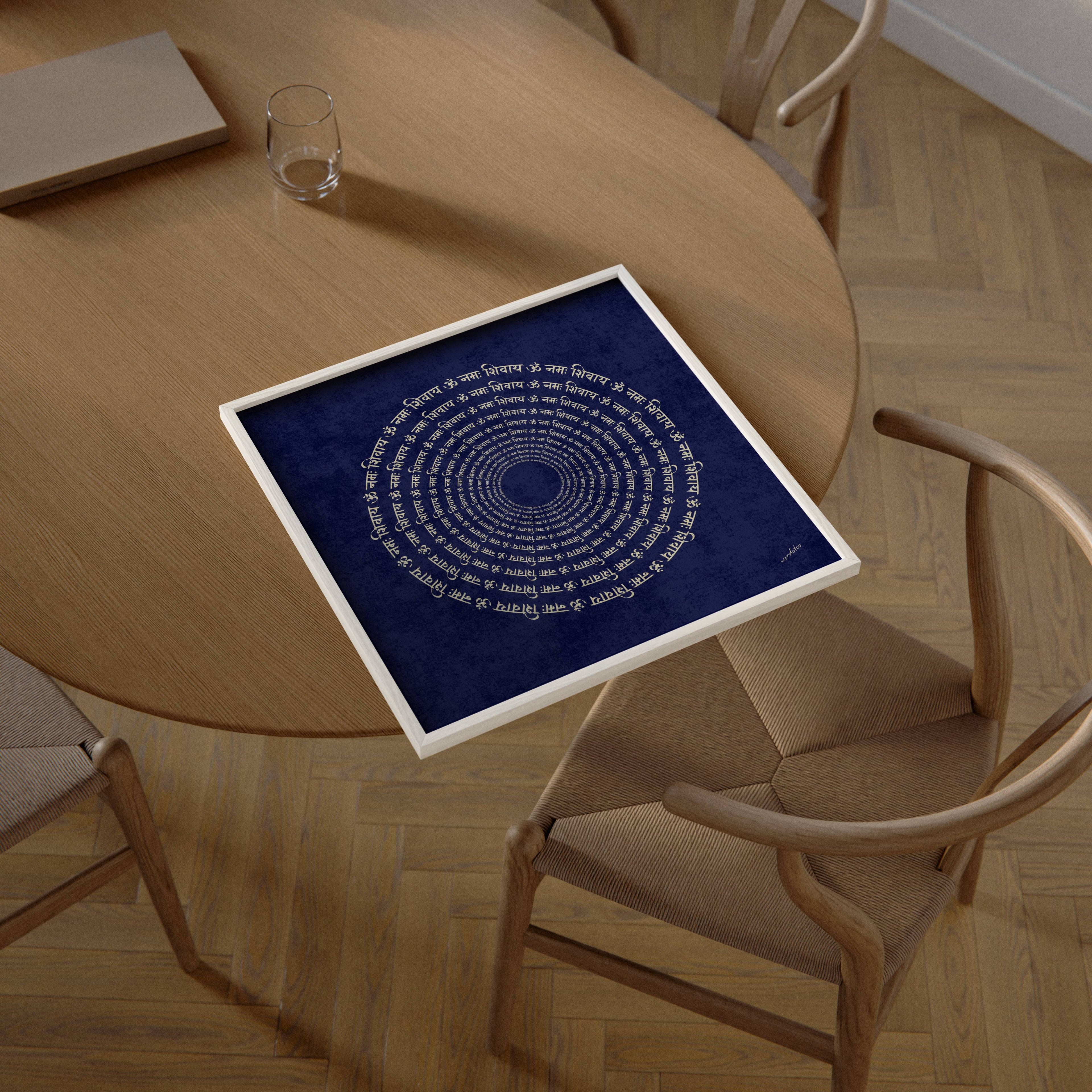 OM NAMAH SHIVAY CHANT PRINT
