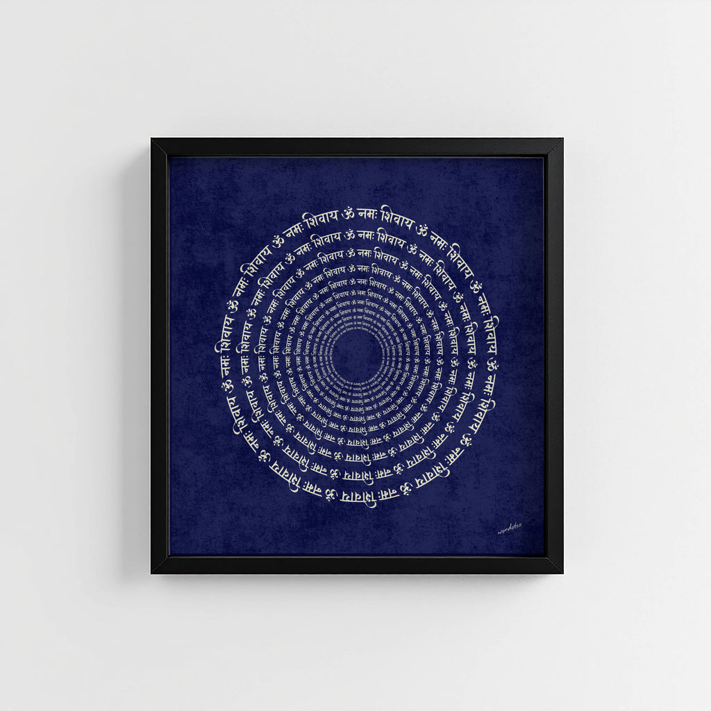 OM NAMAH SHIVAY CHANT PRINT