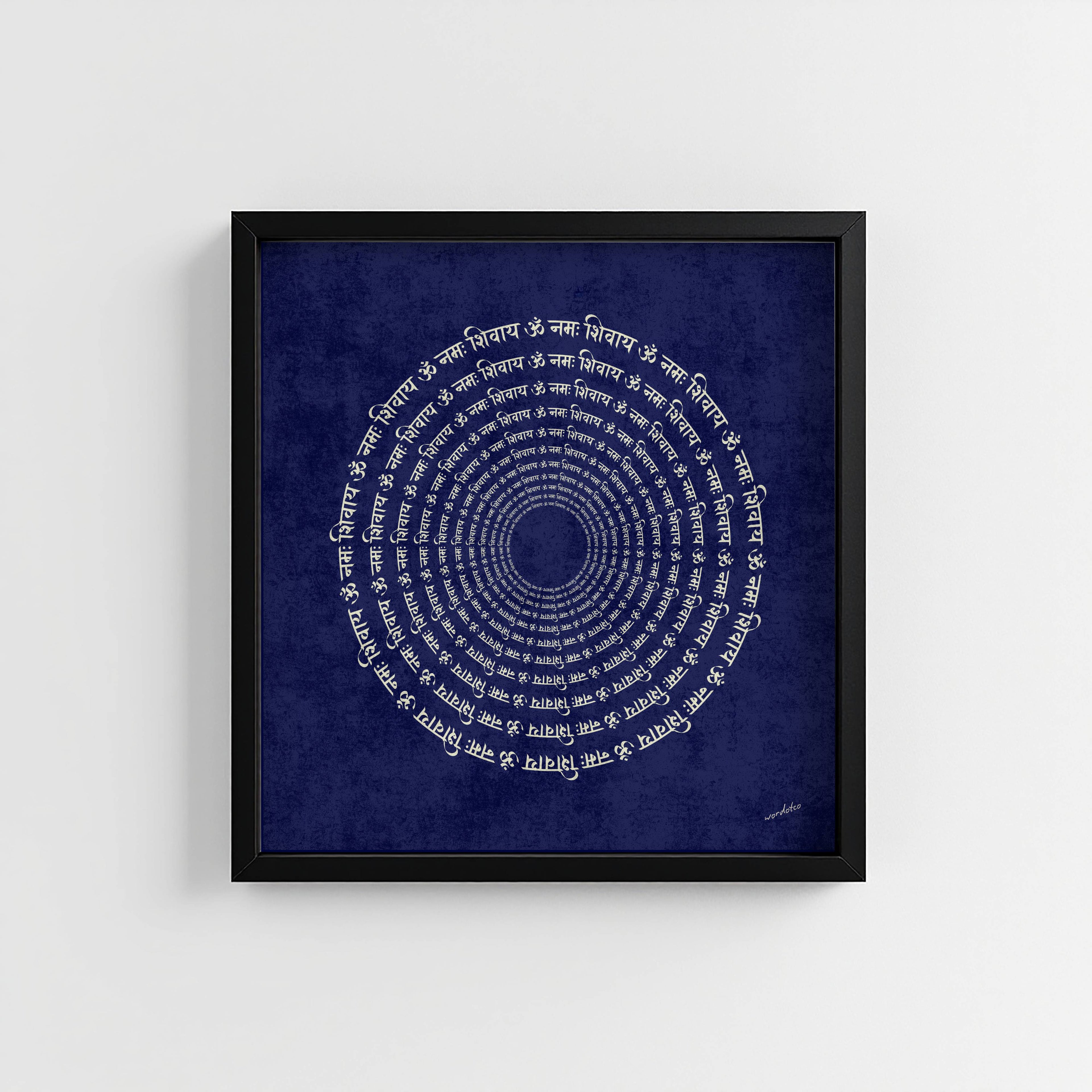 OM NAMAH SHIVAY CHANT PRINT