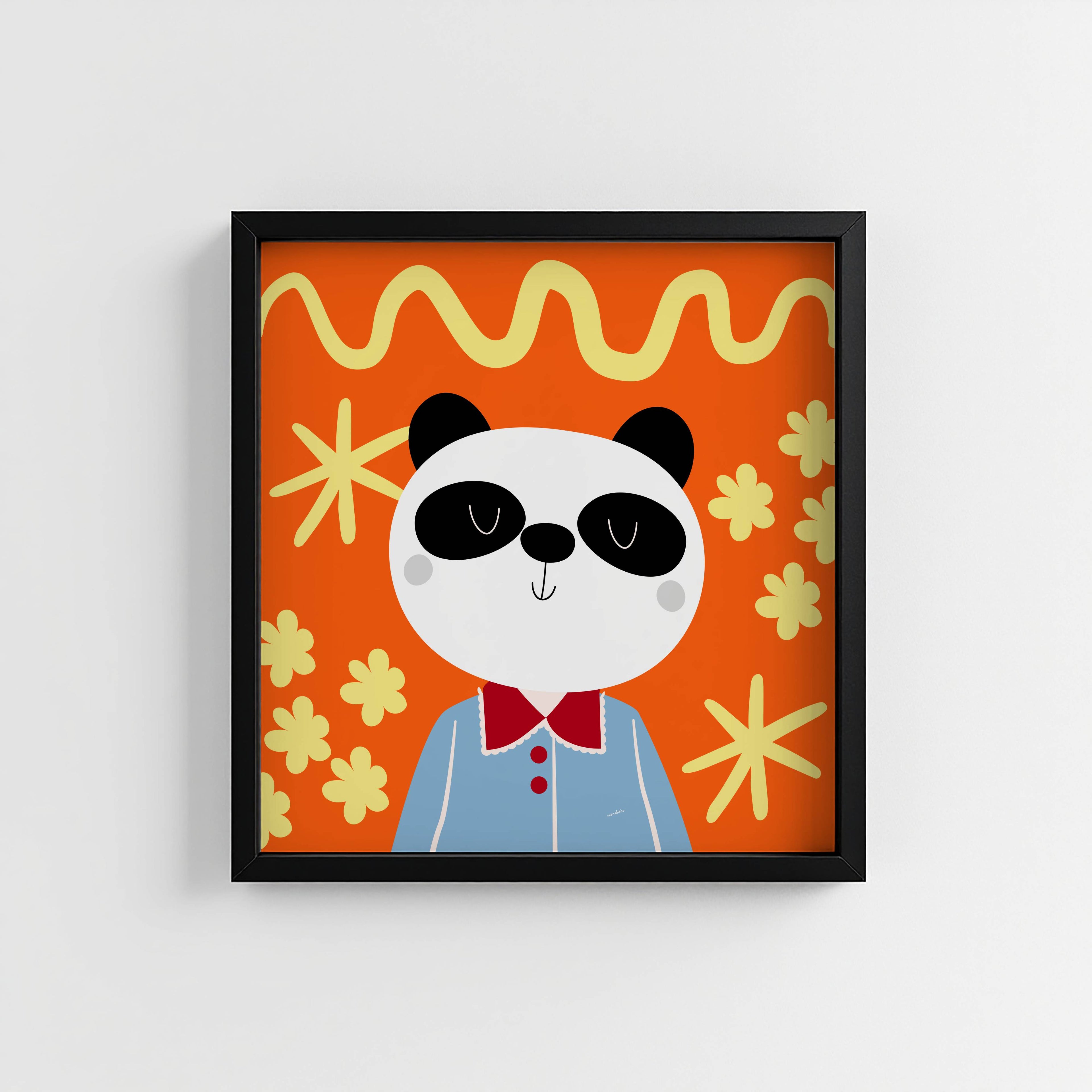 DAPPER PANDA PRINT