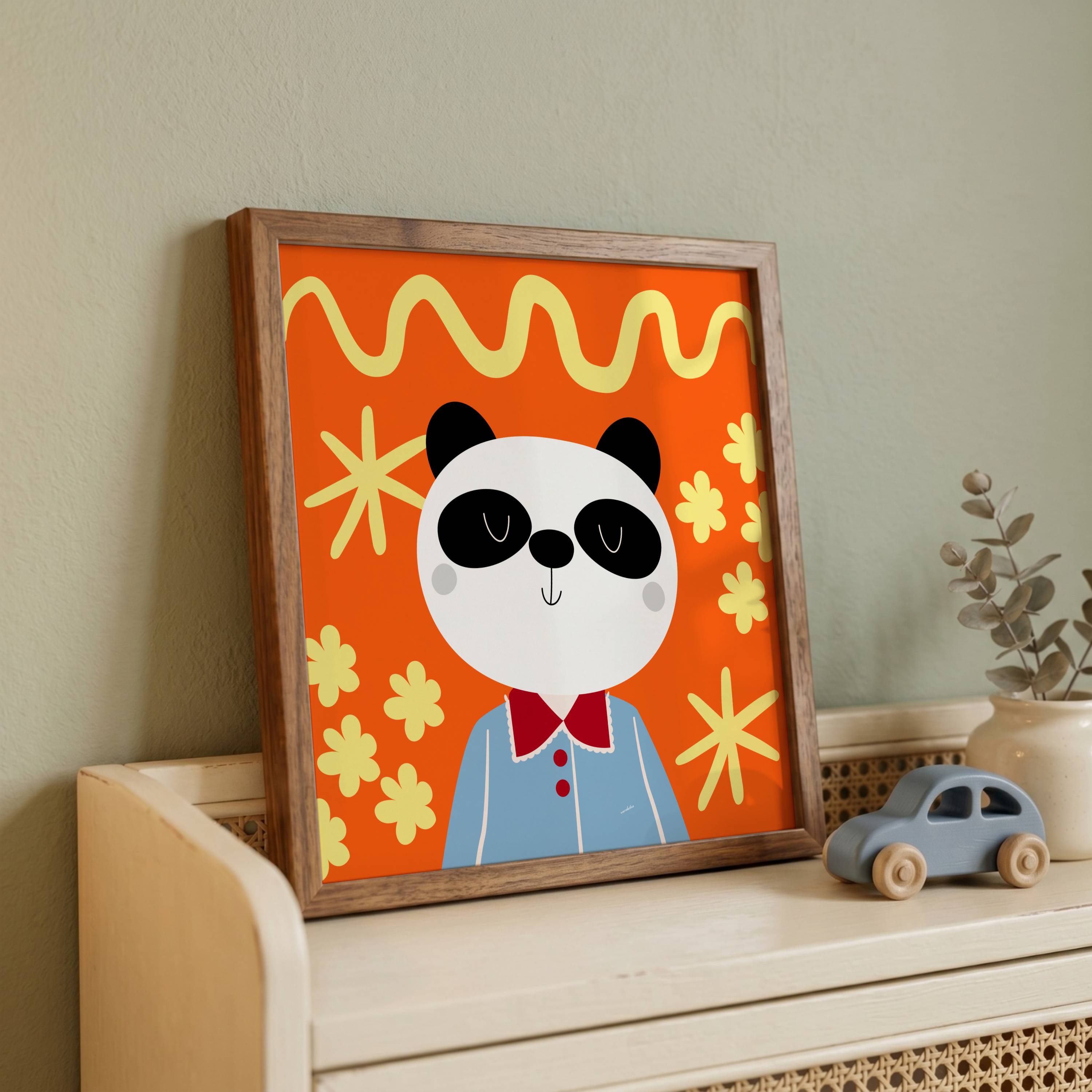 DAPPER PANDA PRINT