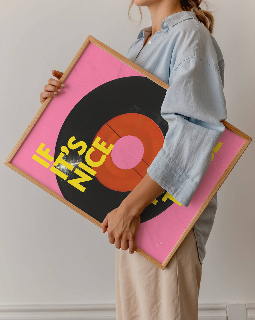 IF IT'S NICE PLAY IT TWICE PRINT