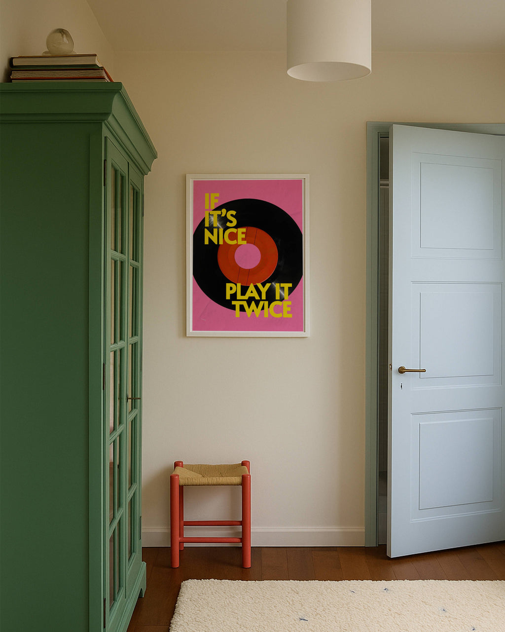 IF IT'S NICE PLAY IT TWICE PRINT