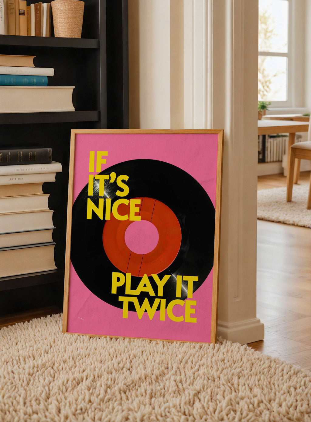 IF IT'S NICE PLAY IT TWICE PRINT