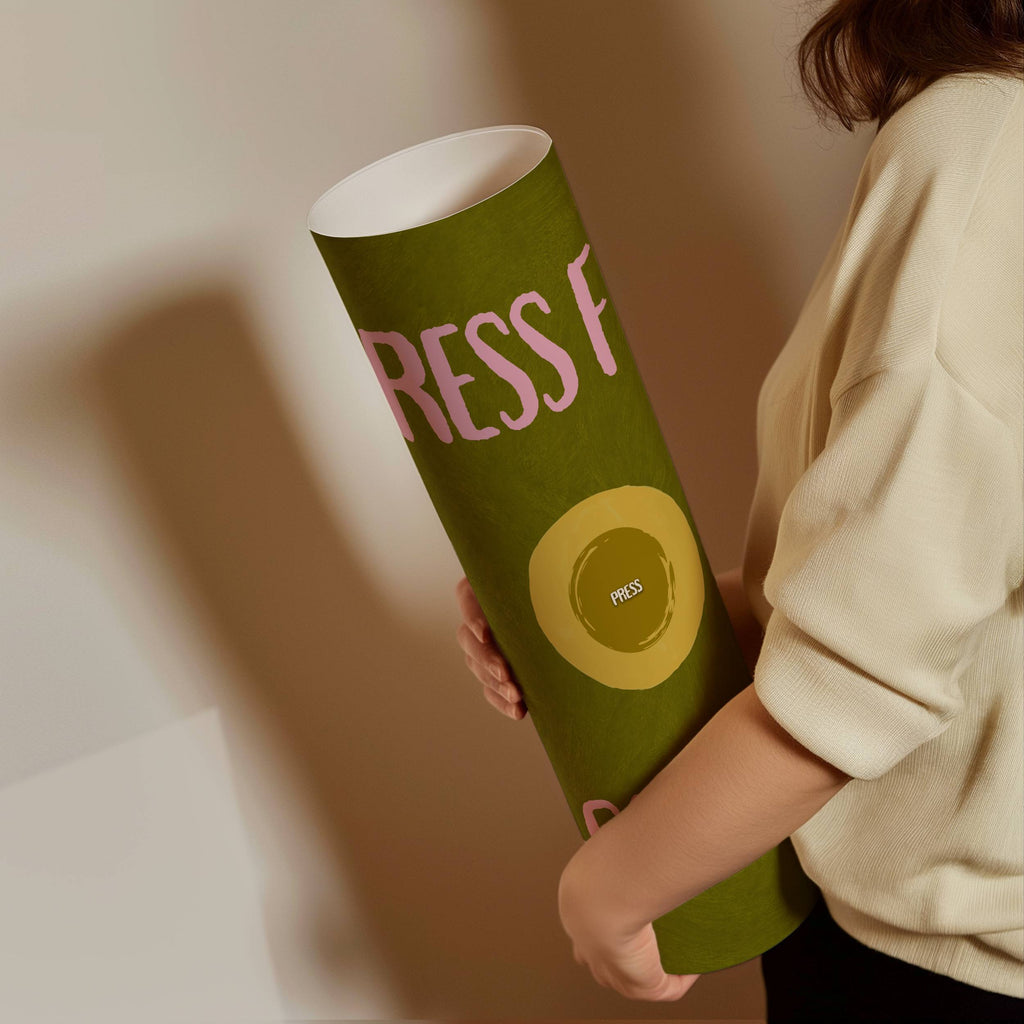PRESS FOR COFFEE PRINT